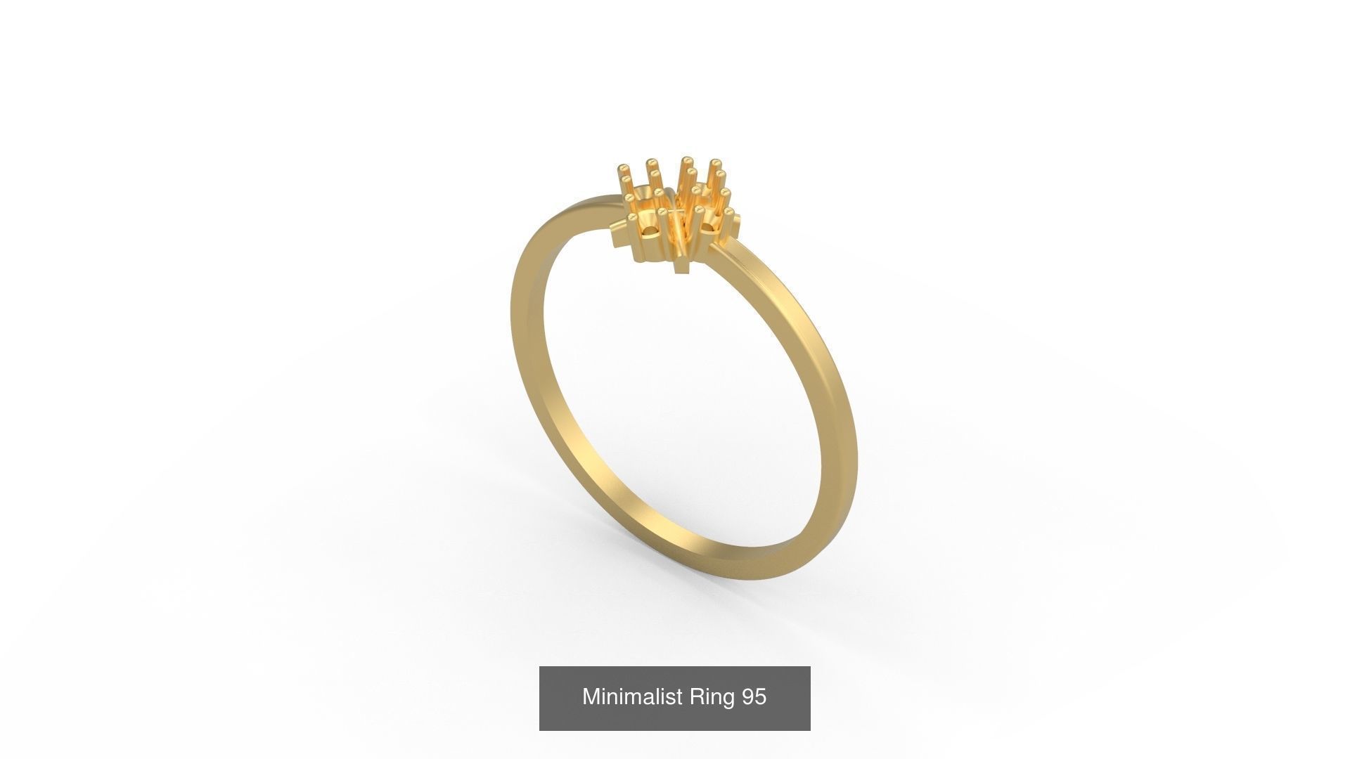 Light rings weighing 1 to 4 grams 1070 Rings 3D Model Collection_1553