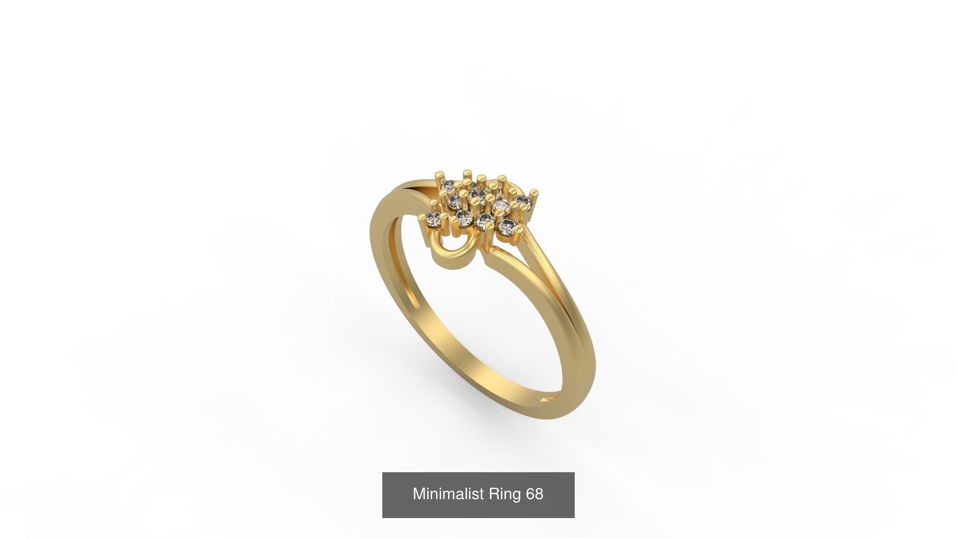 Light rings weighing 1 to 4 grams 1070 Rings 3D Model Collection_1622