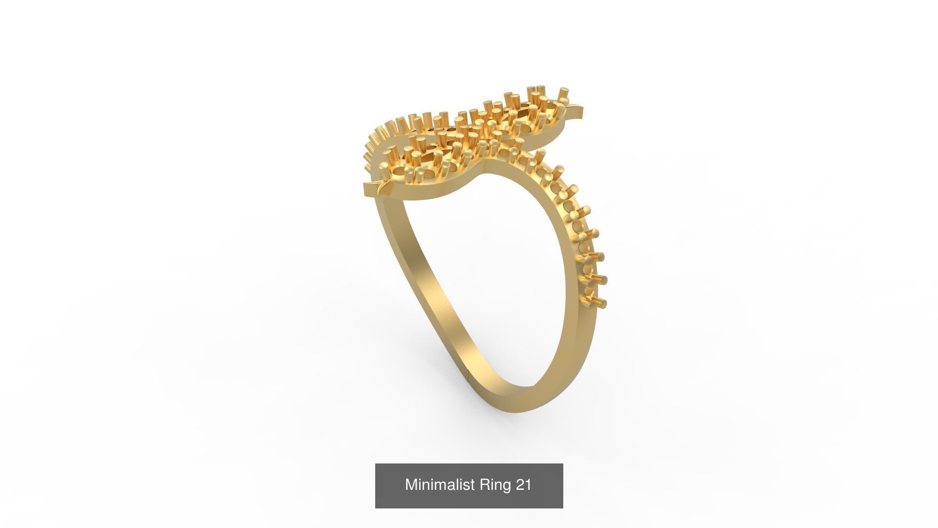 Light rings weighing 1 to 4 grams 1070 Rings 3D Model Collection_1575