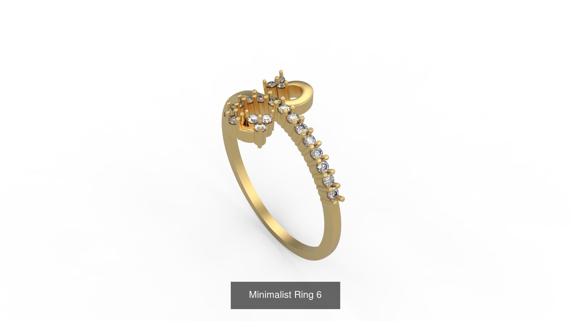 Light rings weighing 1 to 4 grams 1070 Rings 3D Model Collection_1560