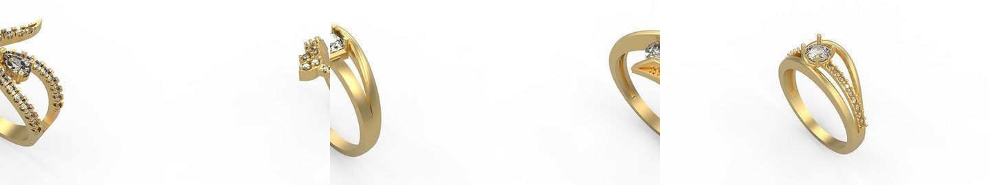 Light rings weighing 1 to 4 grams 1070 Rings 3D Model Collection_1451