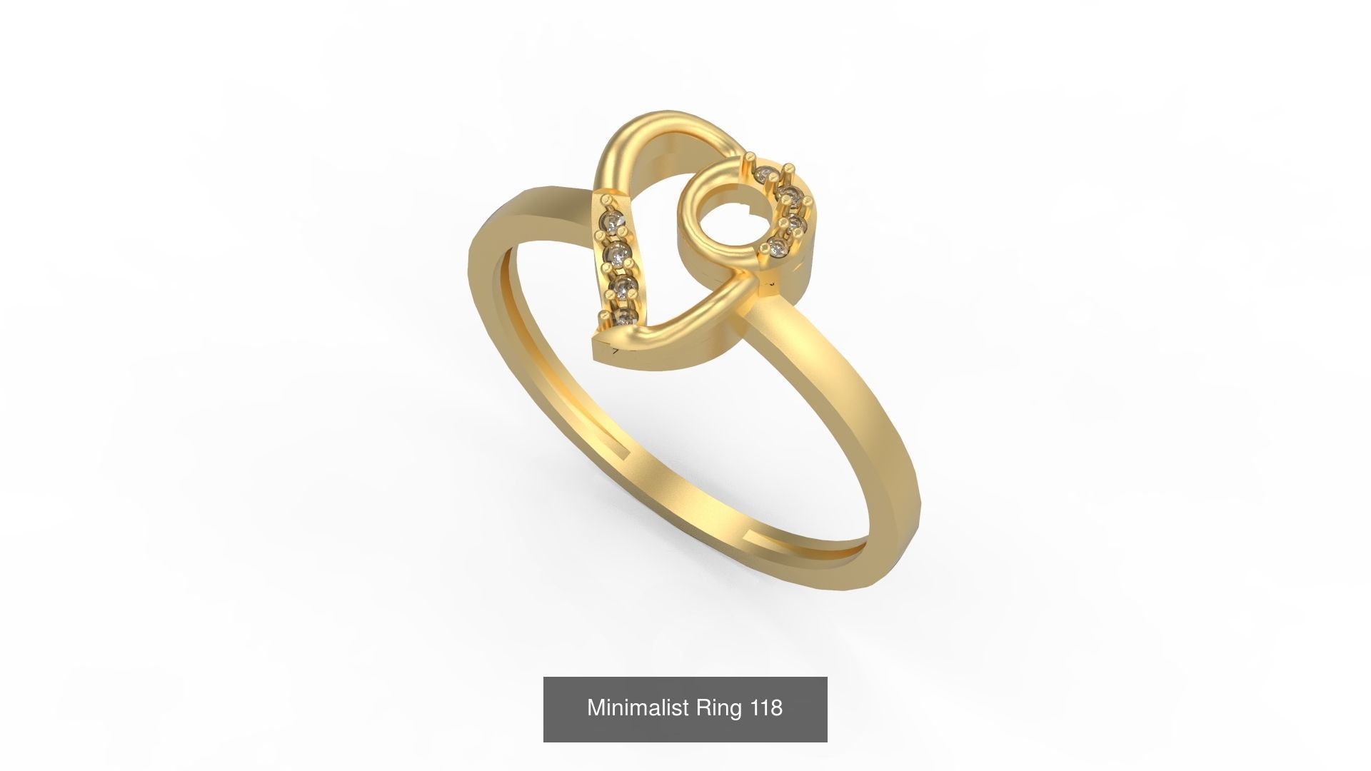 Light rings weighing 1 to 4 grams 1070 Rings 3D Model Collection_1642