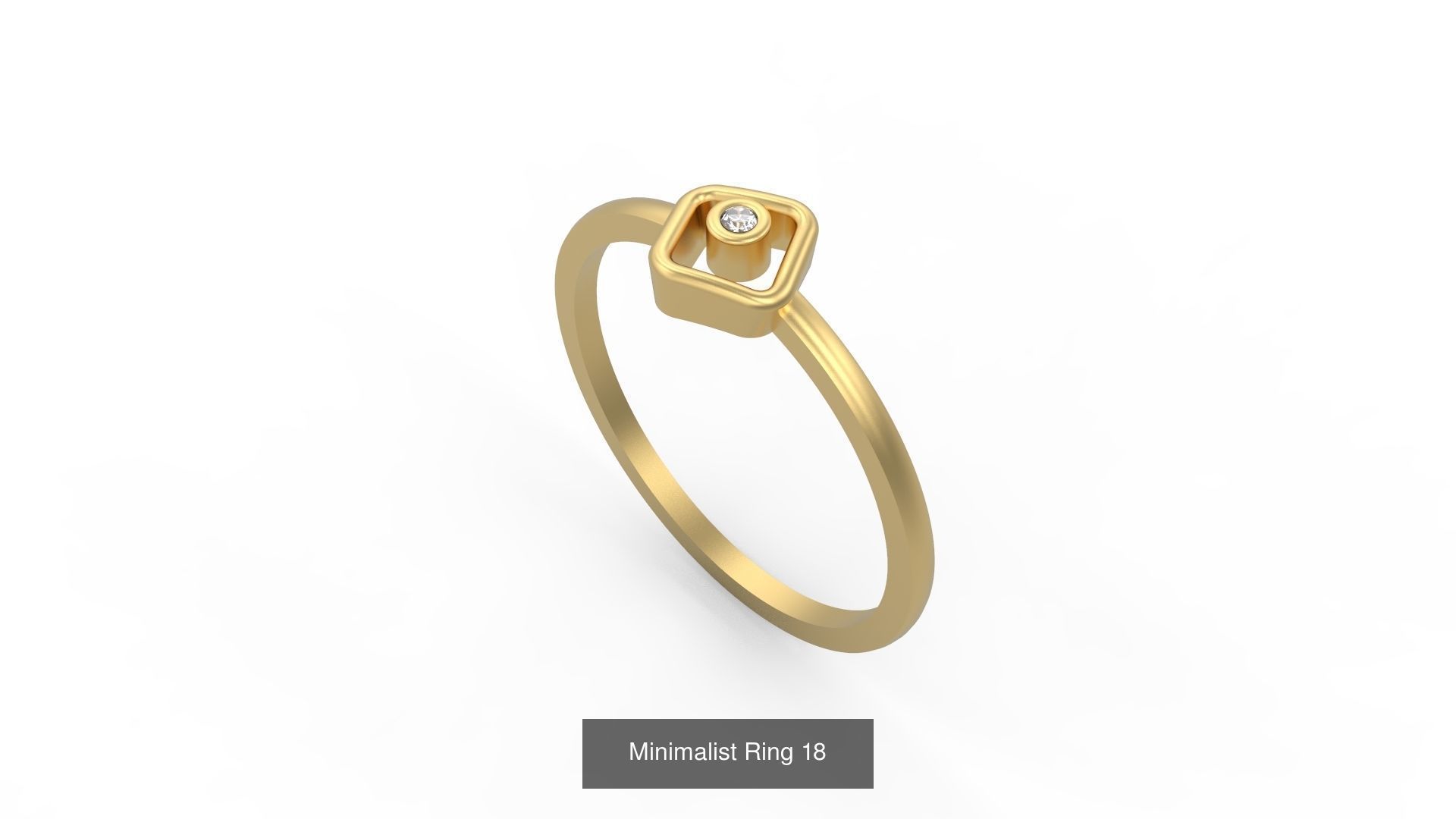 Light rings weighing 1 to 4 grams 1070 Rings 3D Model Collection_1572