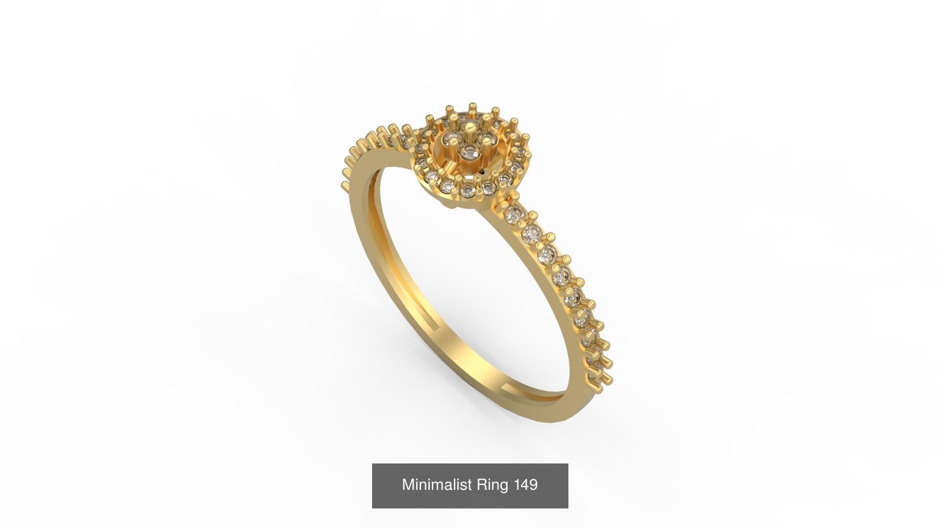 Light rings weighing 1 to 4 grams 1070 Rings 3D Model Collection_1673