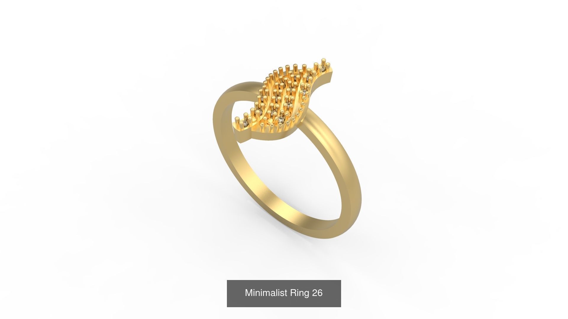 Light rings weighing 1 to 4 grams 1070 Rings 3D Model Collection_1580
