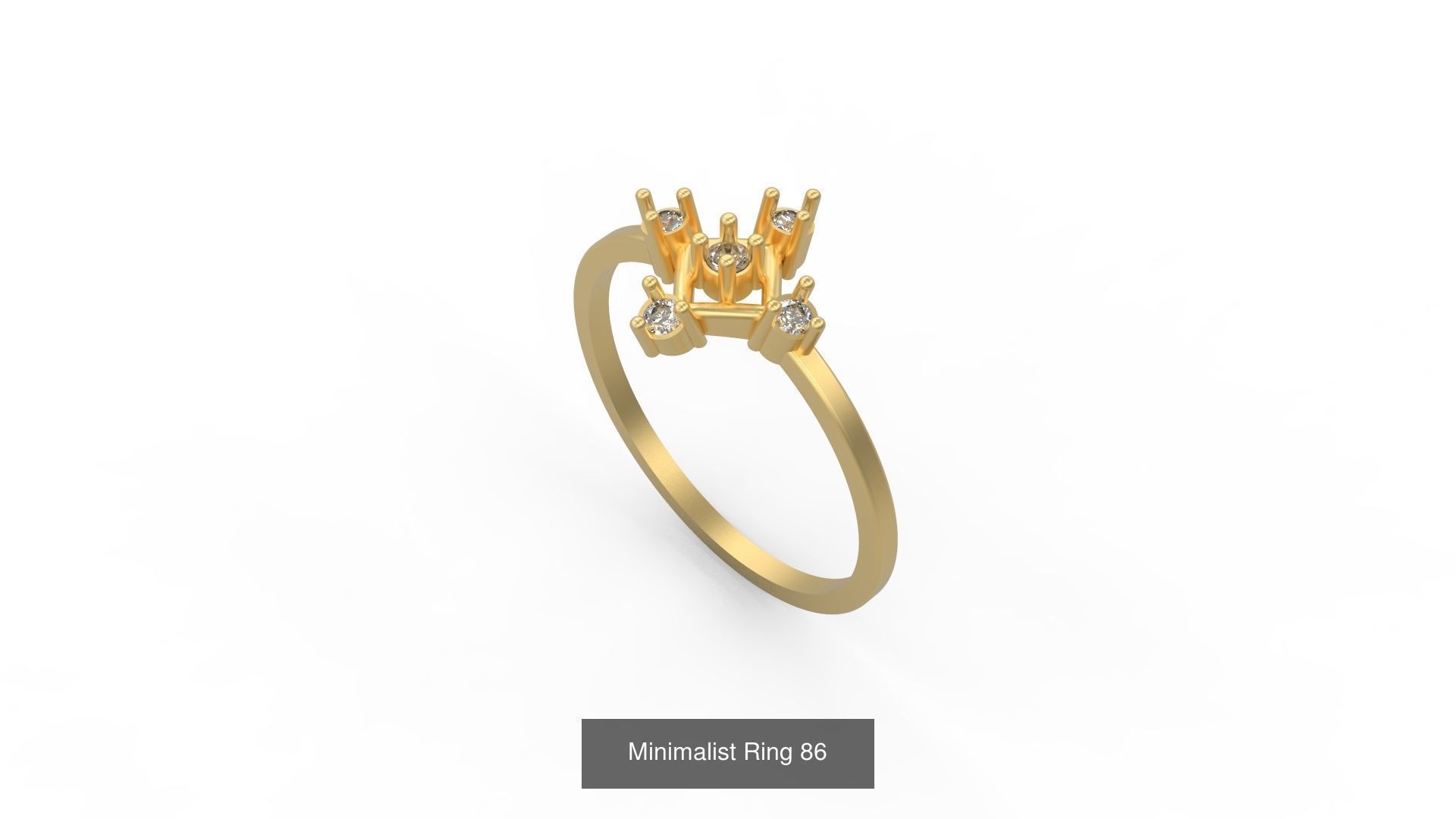 Light rings weighing 1 to 4 grams 1070 Rings 3D Model Collection_1498