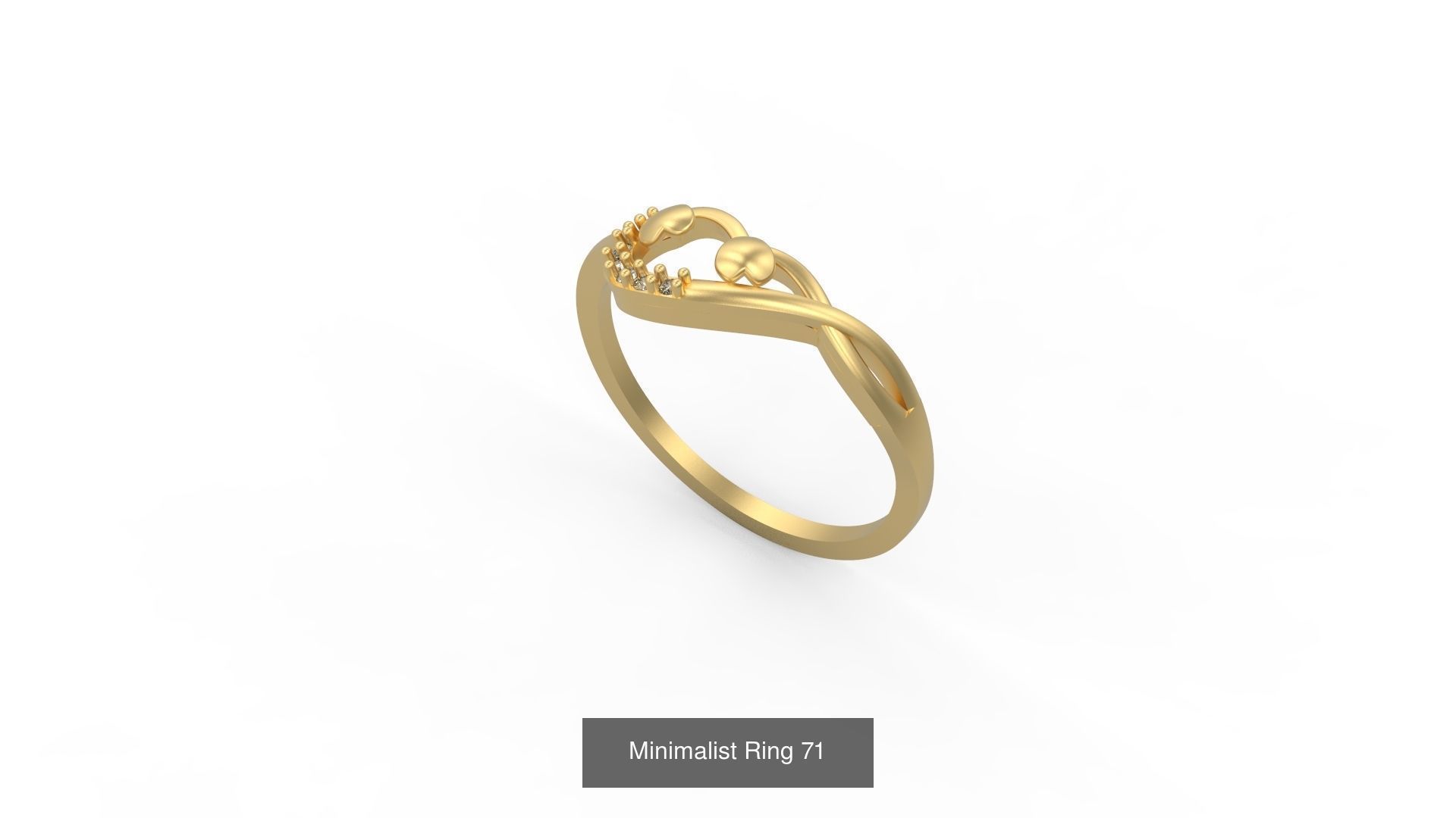 Light rings weighing 1 to 4 grams 1070 Rings 3D Model Collection_625