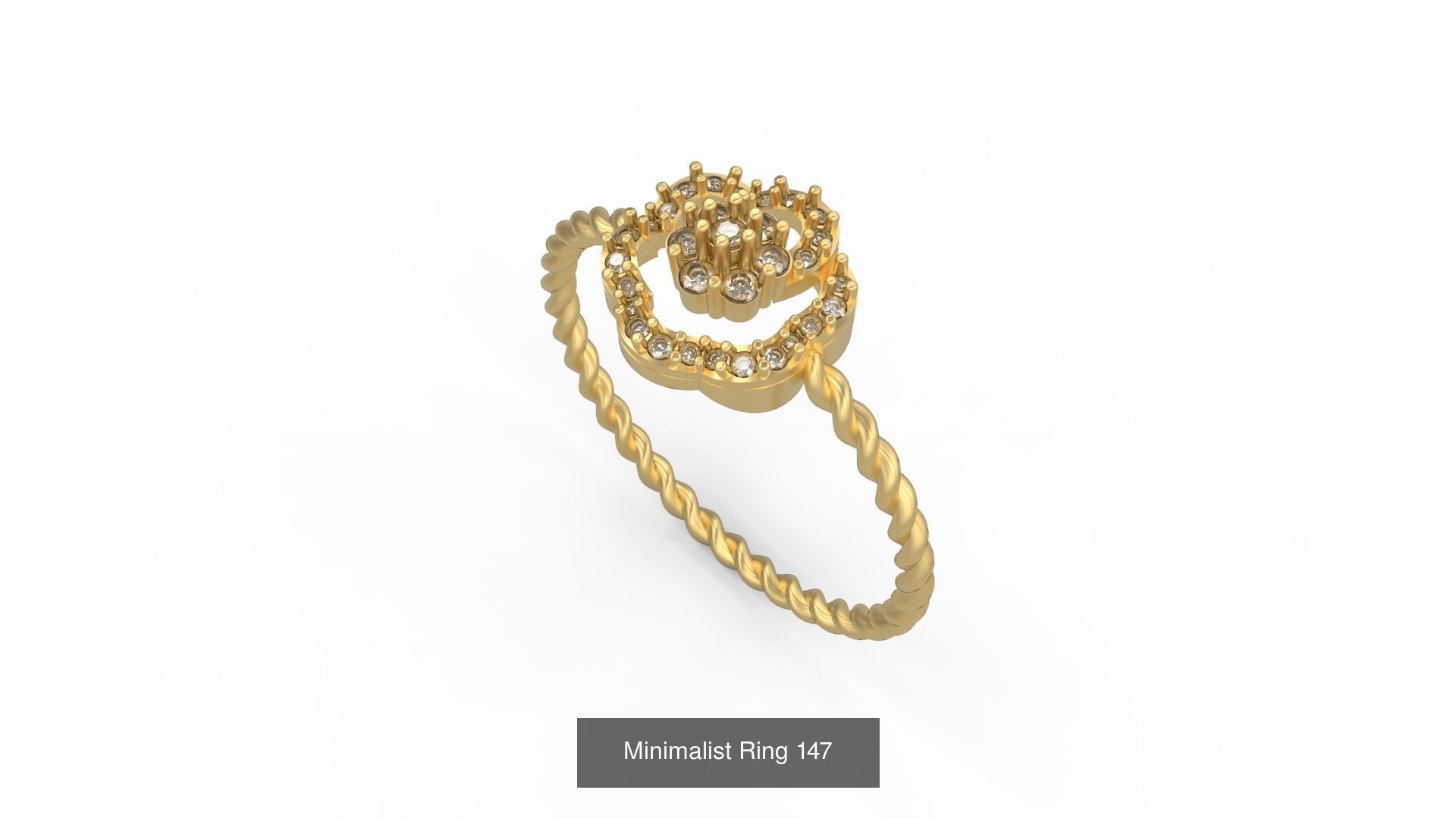 Light rings weighing 1 to 4 grams 1070 Rings 3D Model Collection_1671