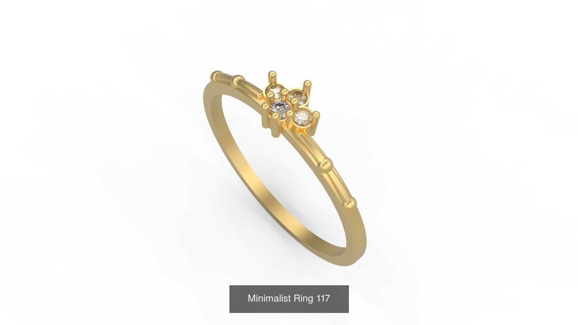Light rings weighing 1 to 4 grams 1070 Rings 3D Model Collection_1641