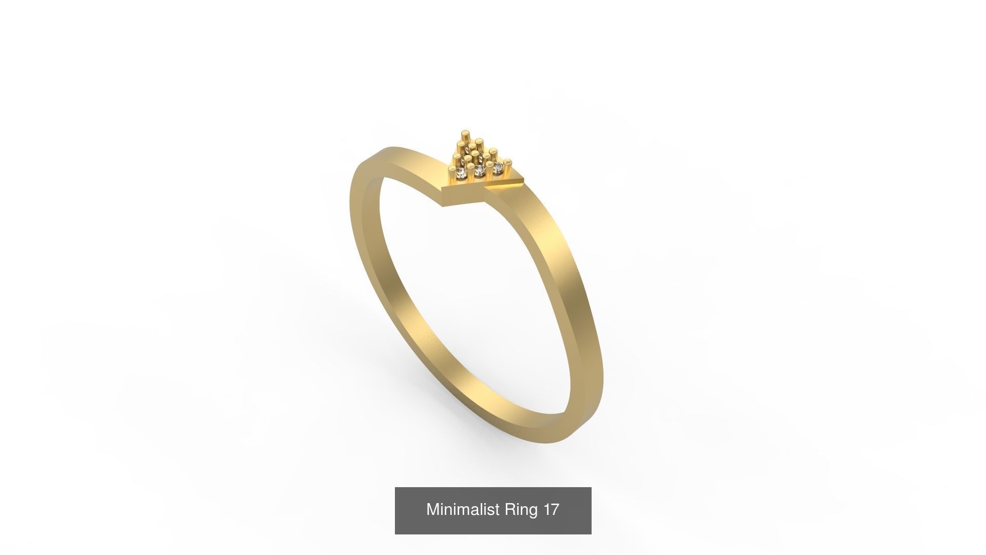 Light rings weighing 1 to 4 grams 1070 Rings 3D Model Collection_1571