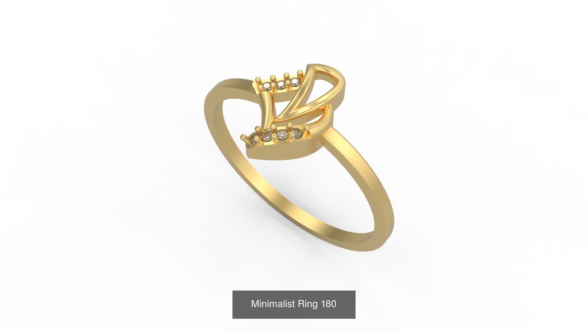 Light rings weighing 1 to 4 grams 1070 Rings 3D Model Collection_1704