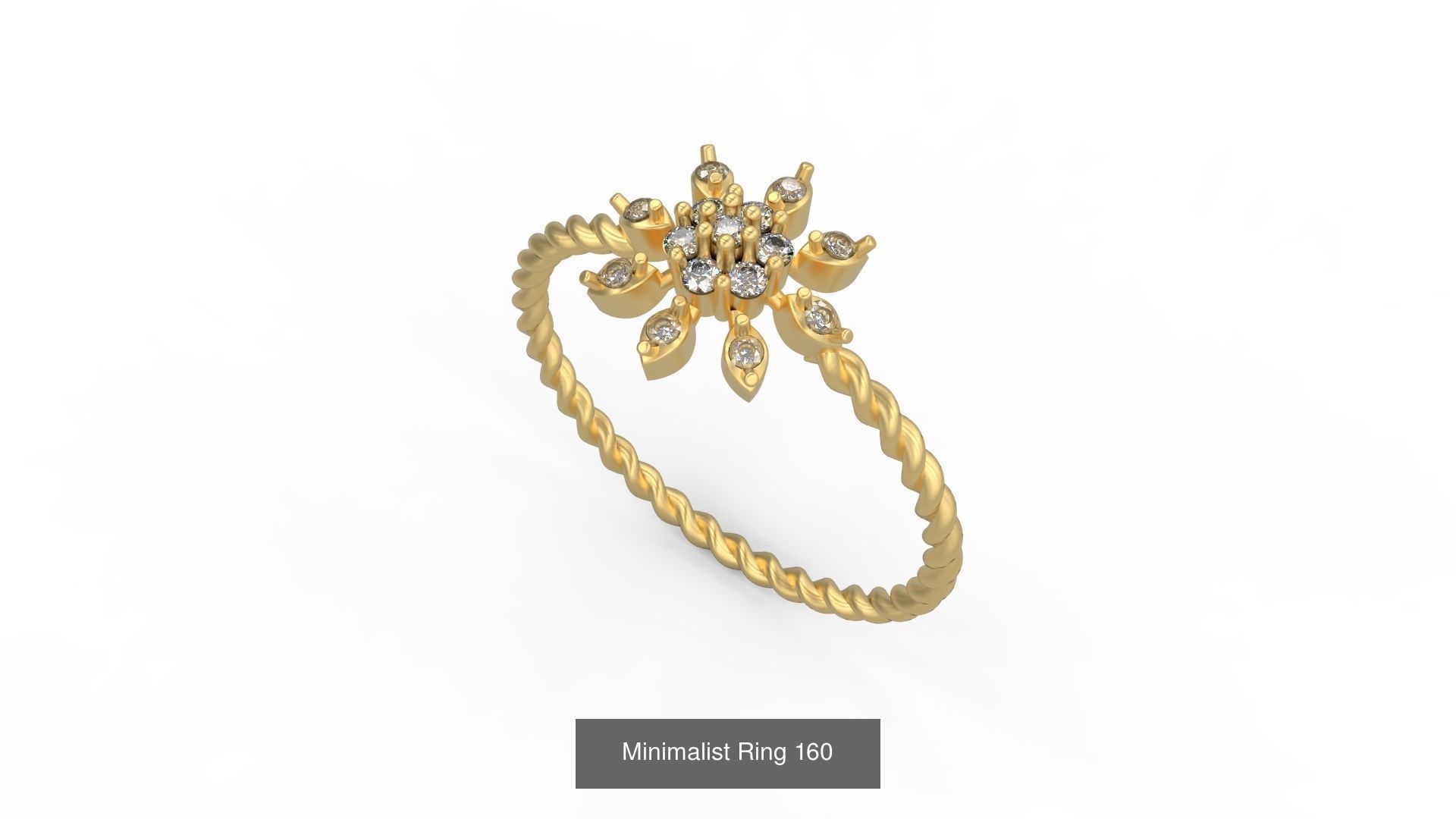 Light rings weighing 1 to 4 grams 1070 Rings 3D Model Collection_1684