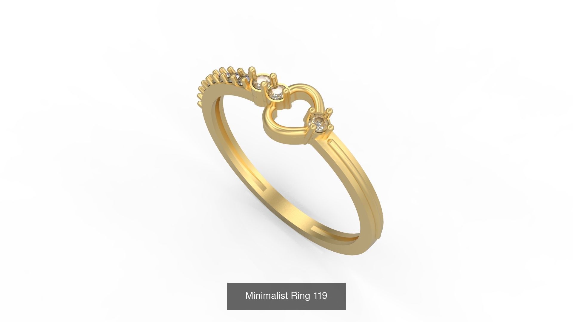 Light rings weighing 1 to 4 grams 1070 Rings 3D Model Collection_1643