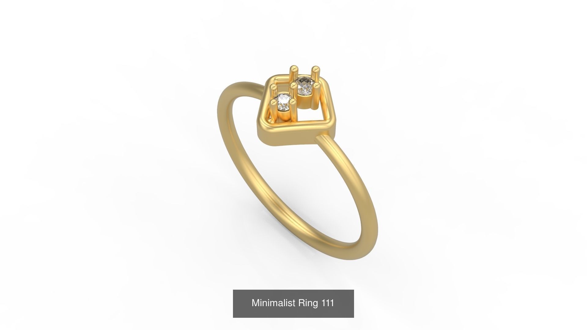 Light rings weighing 1 to 4 grams 1070 Rings 3D Model Collection_1635