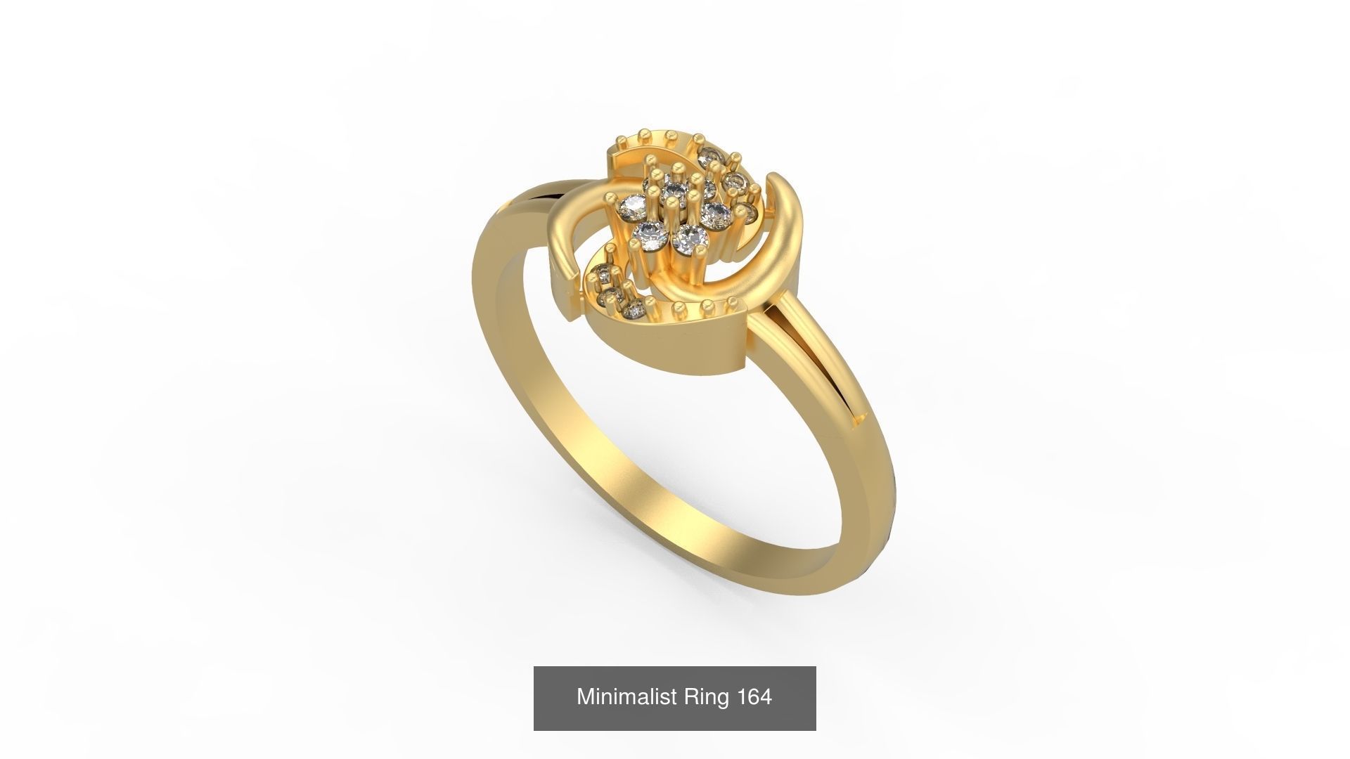 Light rings weighing 1 to 4 grams 1070 Rings 3D Model Collection_1688