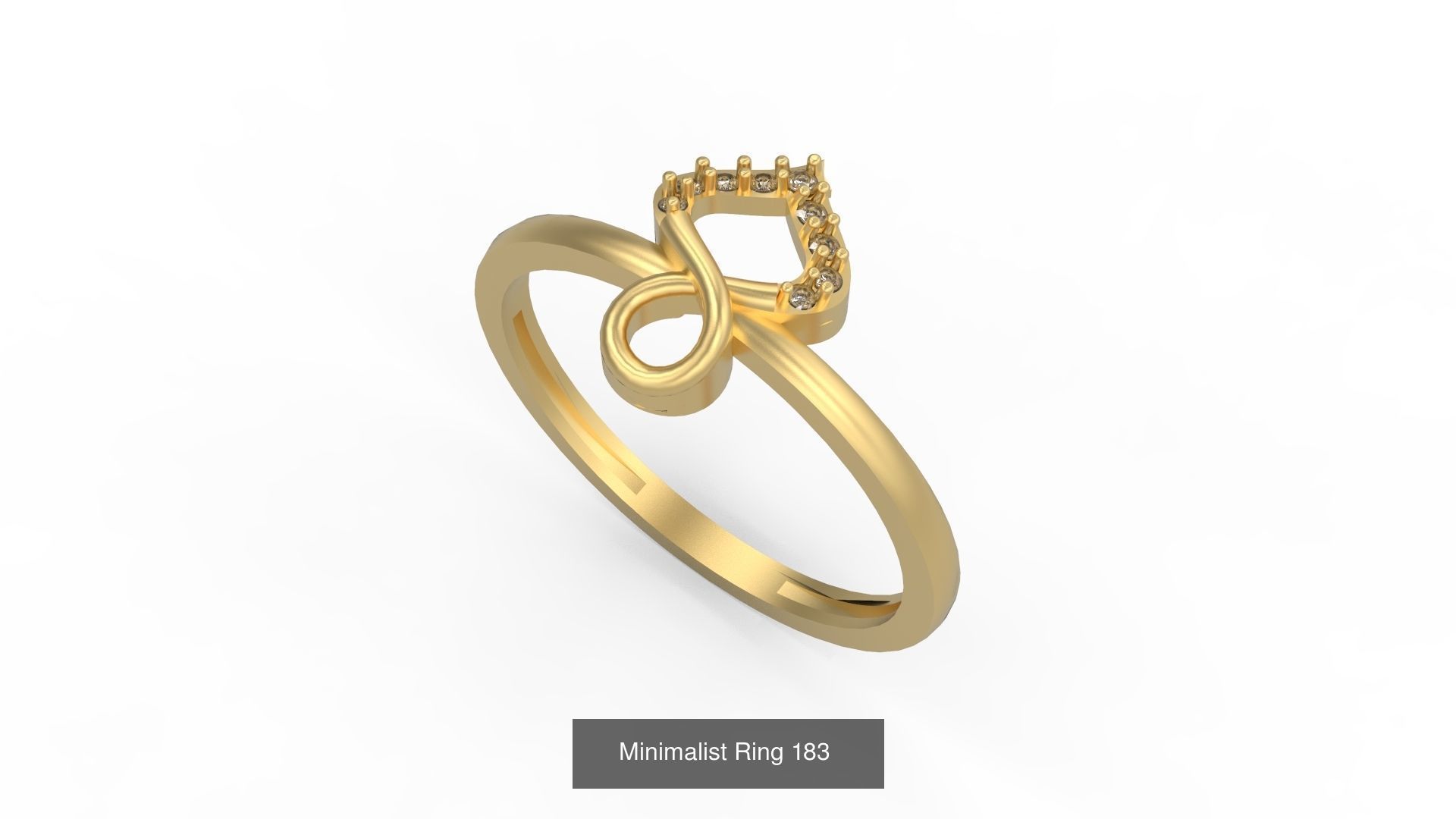 Light rings weighing 1 to 4 grams 1070 Rings 3D Model Collection_1707