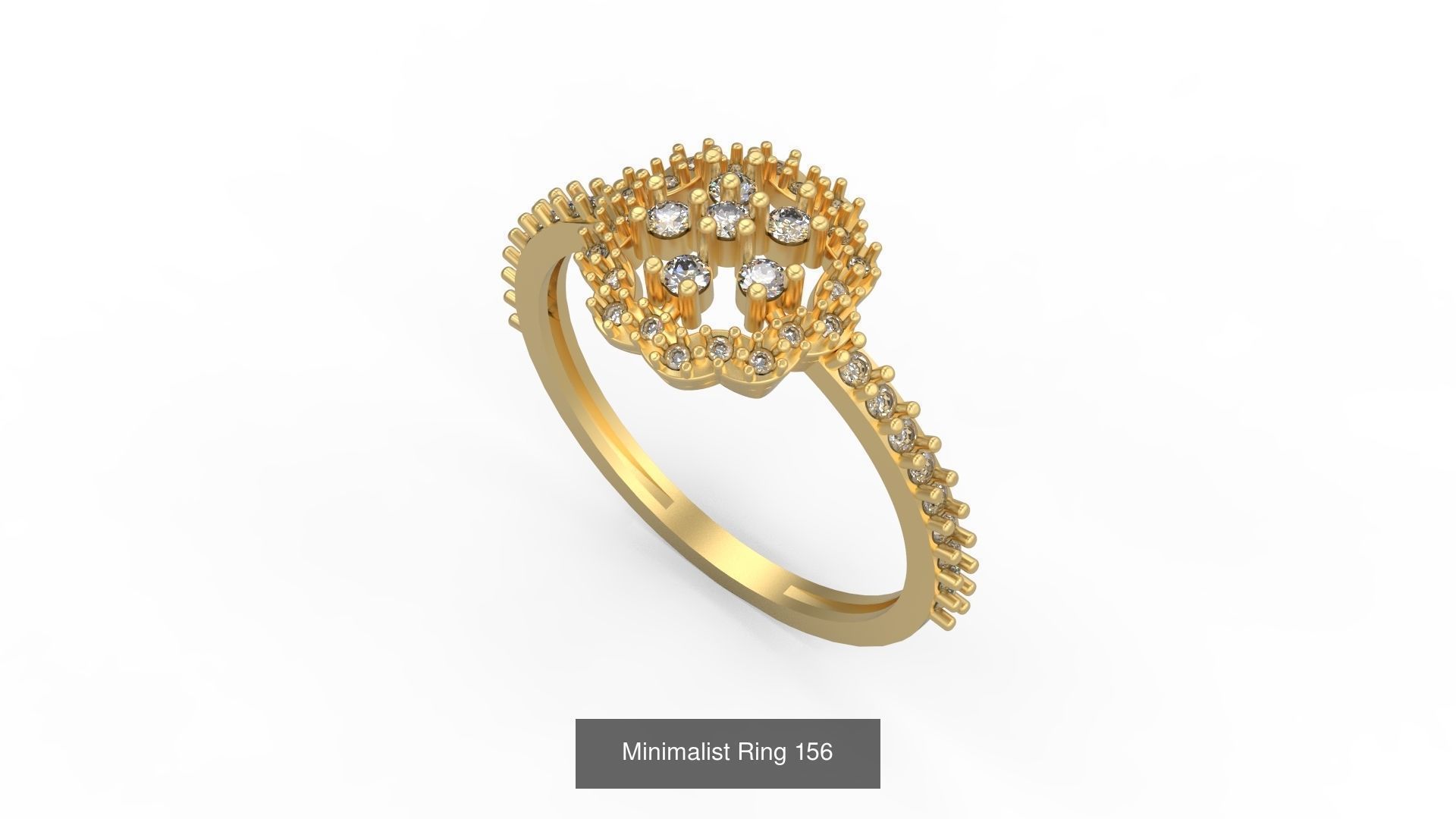 Light rings weighing 1 to 4 grams 1070 Rings 3D Model Collection_1680