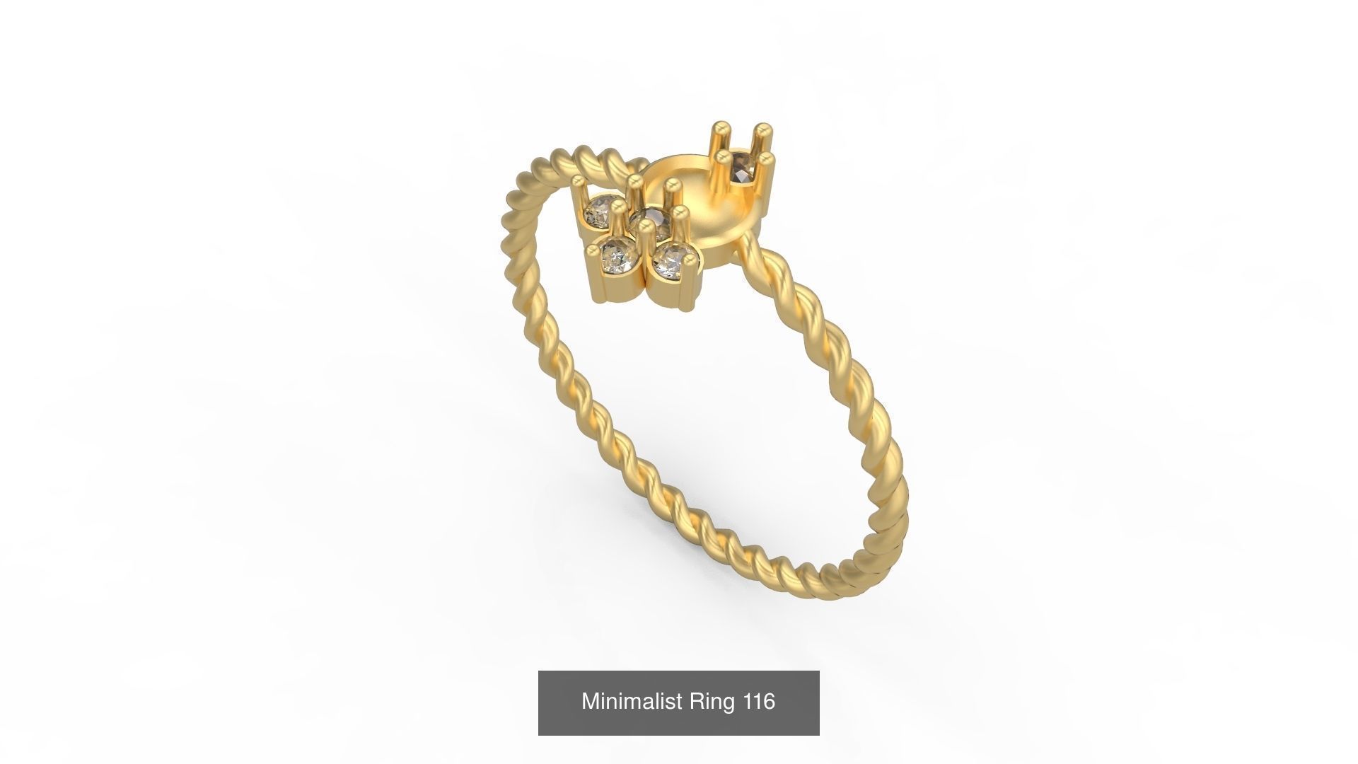 Light rings weighing 1 to 4 grams 1070 Rings 3D Model Collection_1640