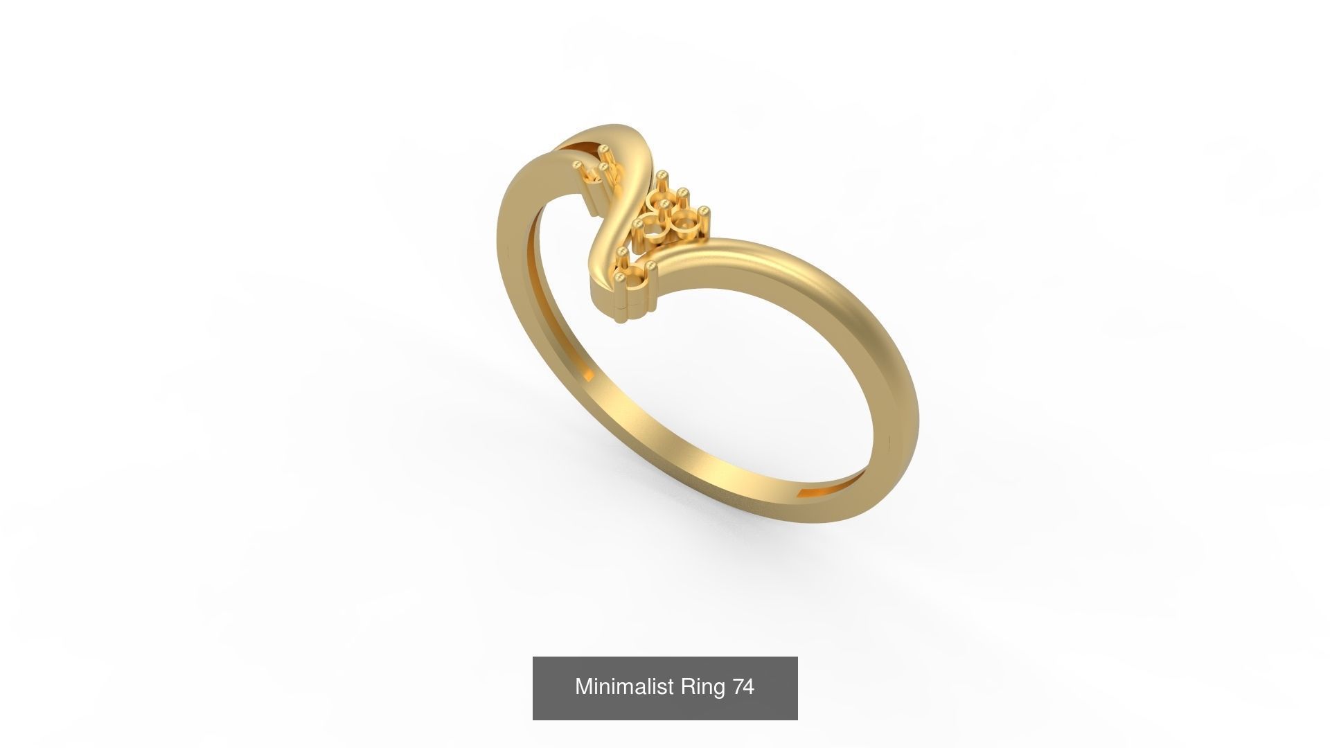 Light rings weighing 1 to 4 grams 1070 Rings 3D Model Collection_919