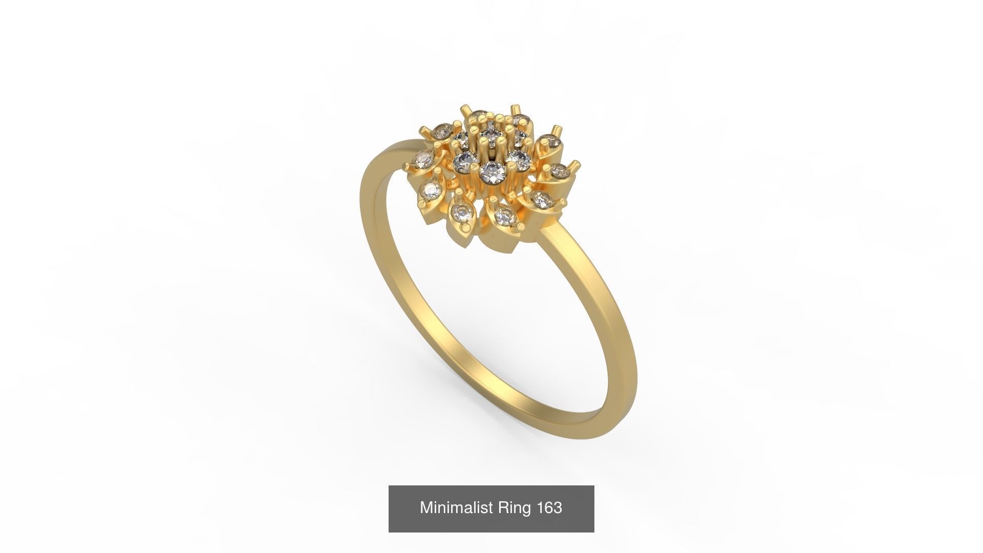 Light rings weighing 1 to 4 grams 1070 Rings 3D Model Collection_1687