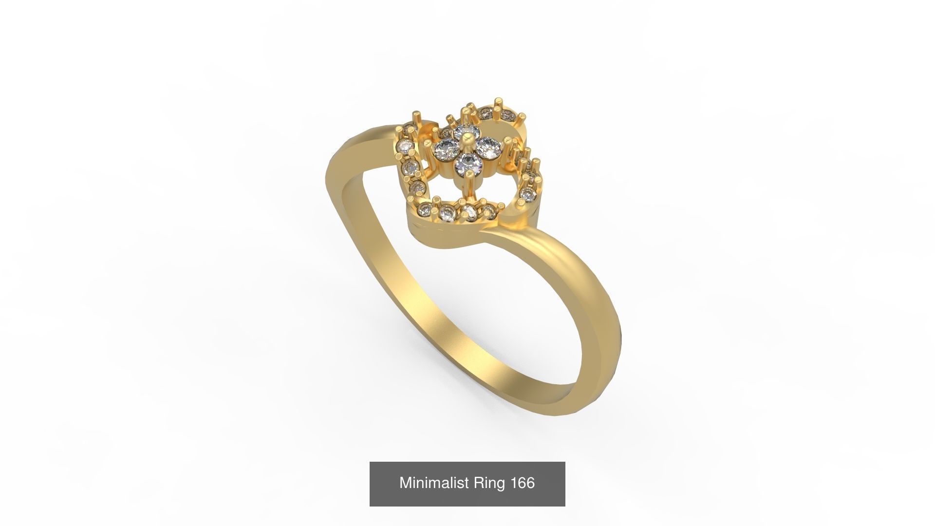 Light rings weighing 1 to 4 grams 1070 Rings 3D Model Collection_1690