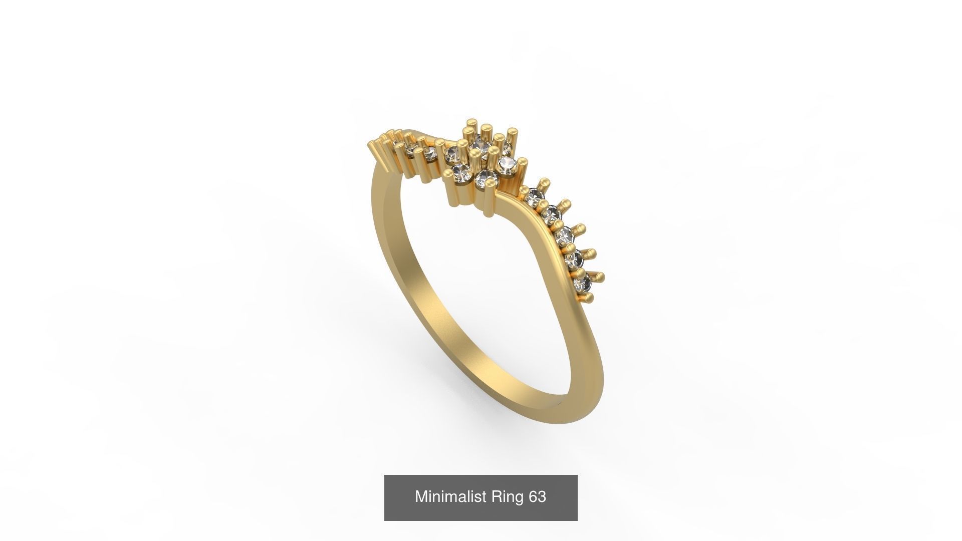 Light rings weighing 1 to 4 grams 1070 Rings 3D Model Collection_1617