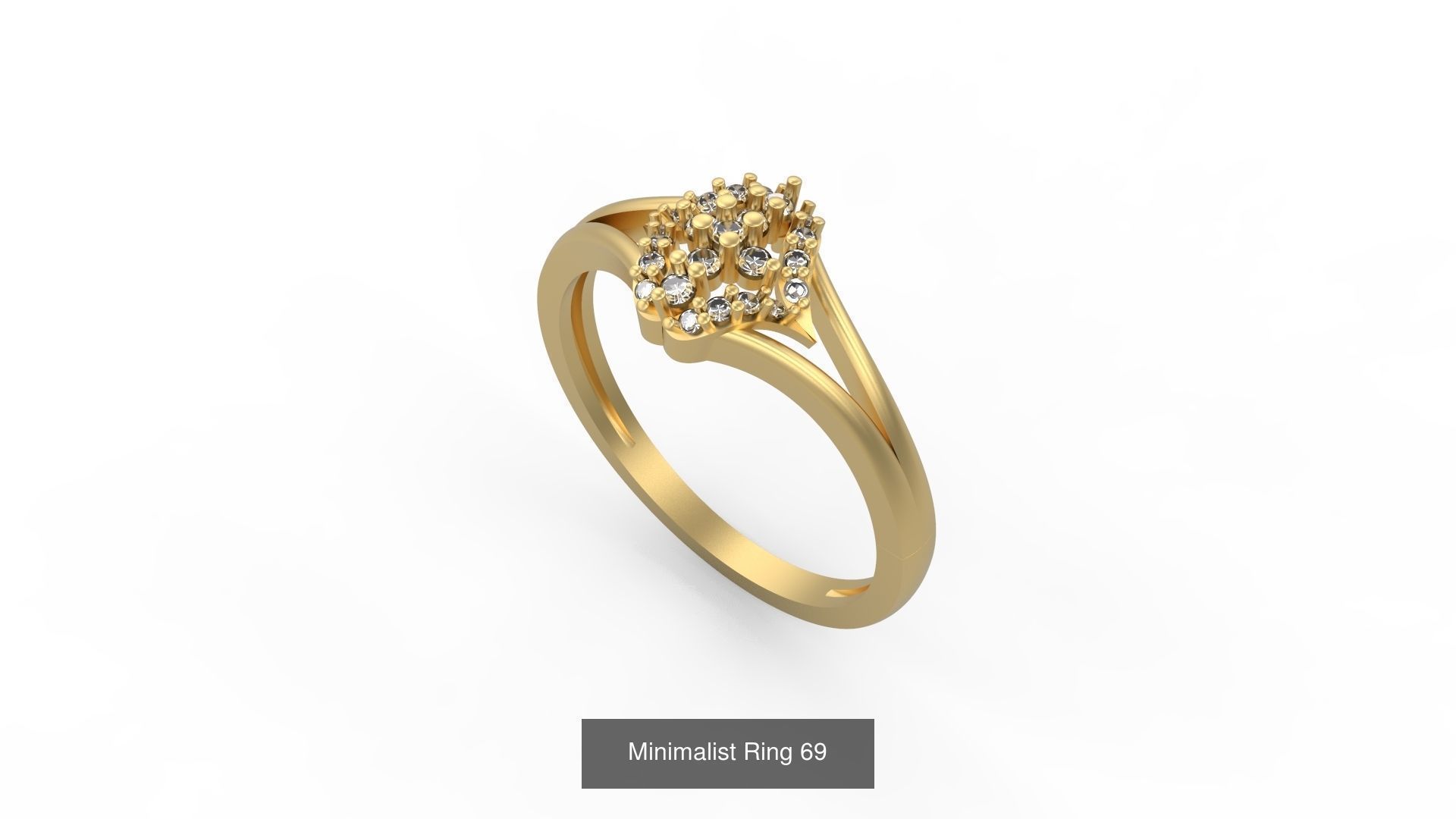 Light rings weighing 1 to 4 grams 1070 Rings 3D Model Collection_1623