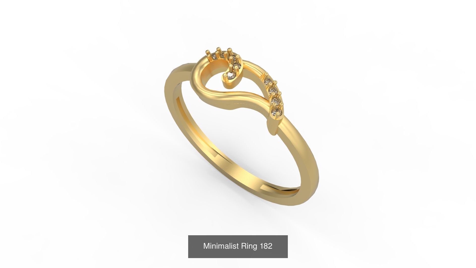 Light rings weighing 1 to 4 grams 1070 Rings 3D Model Collection_1706