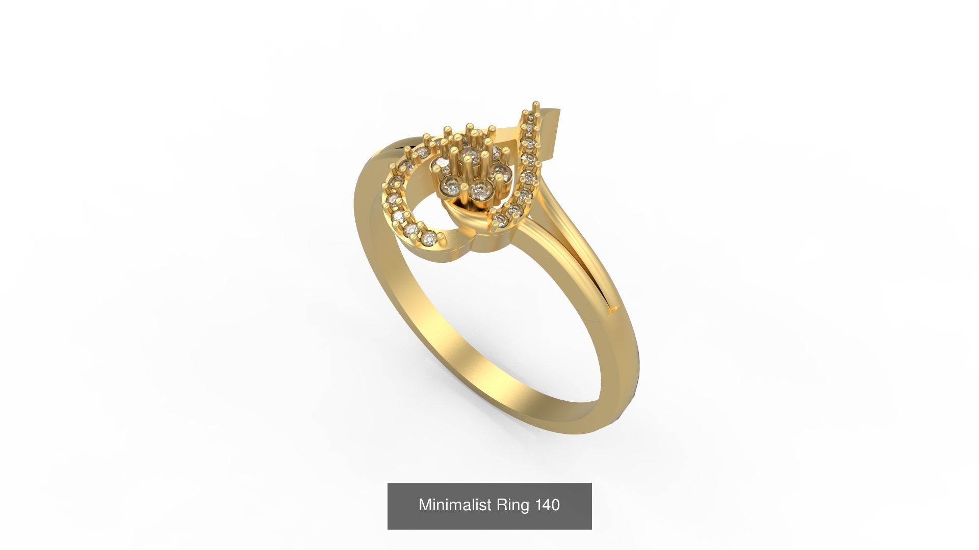 Light rings weighing 1 to 4 grams 1070 Rings 3D Model Collection_1664