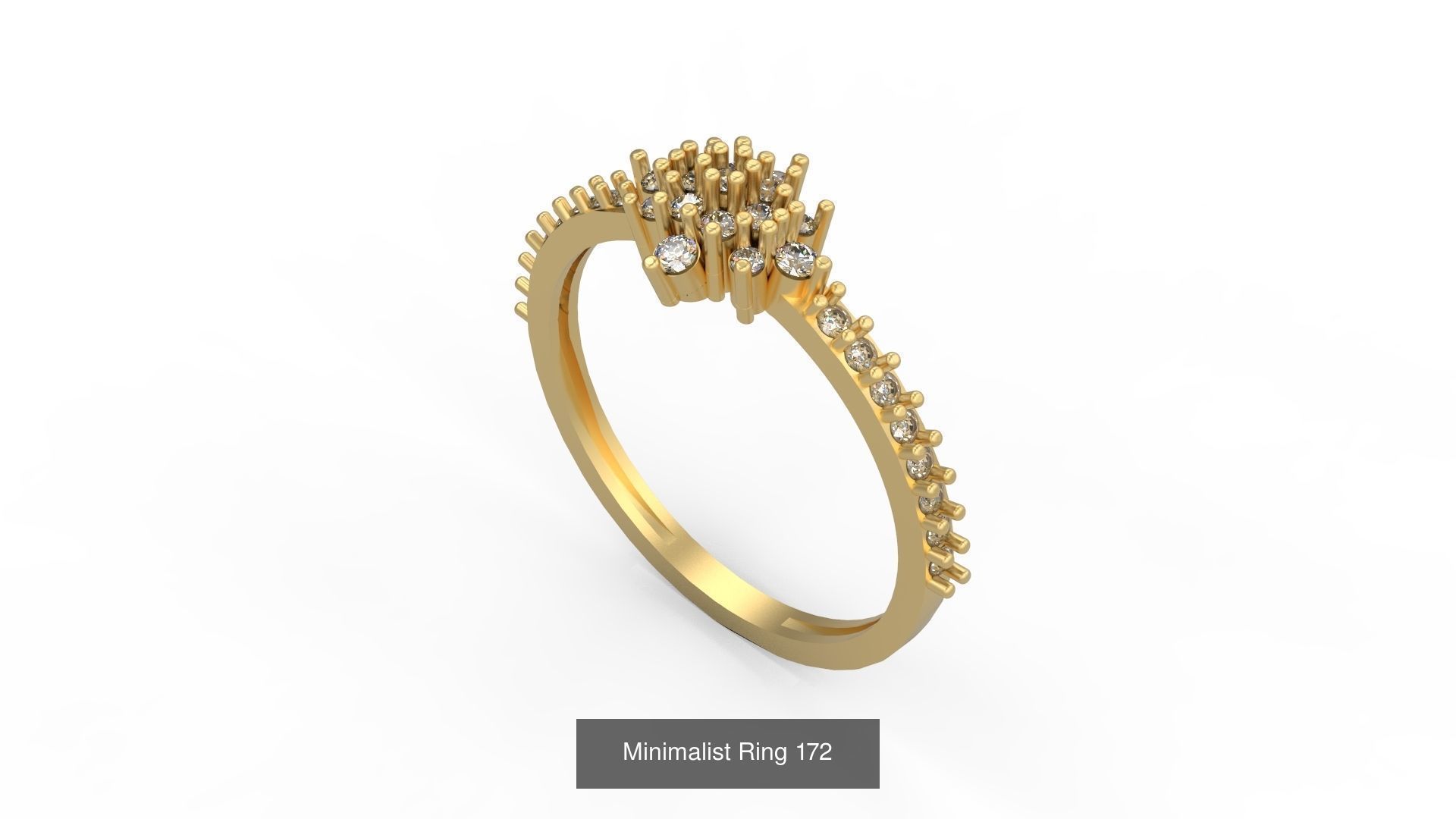 Light rings weighing 1 to 4 grams 1070 Rings 3D Model Collection_1696