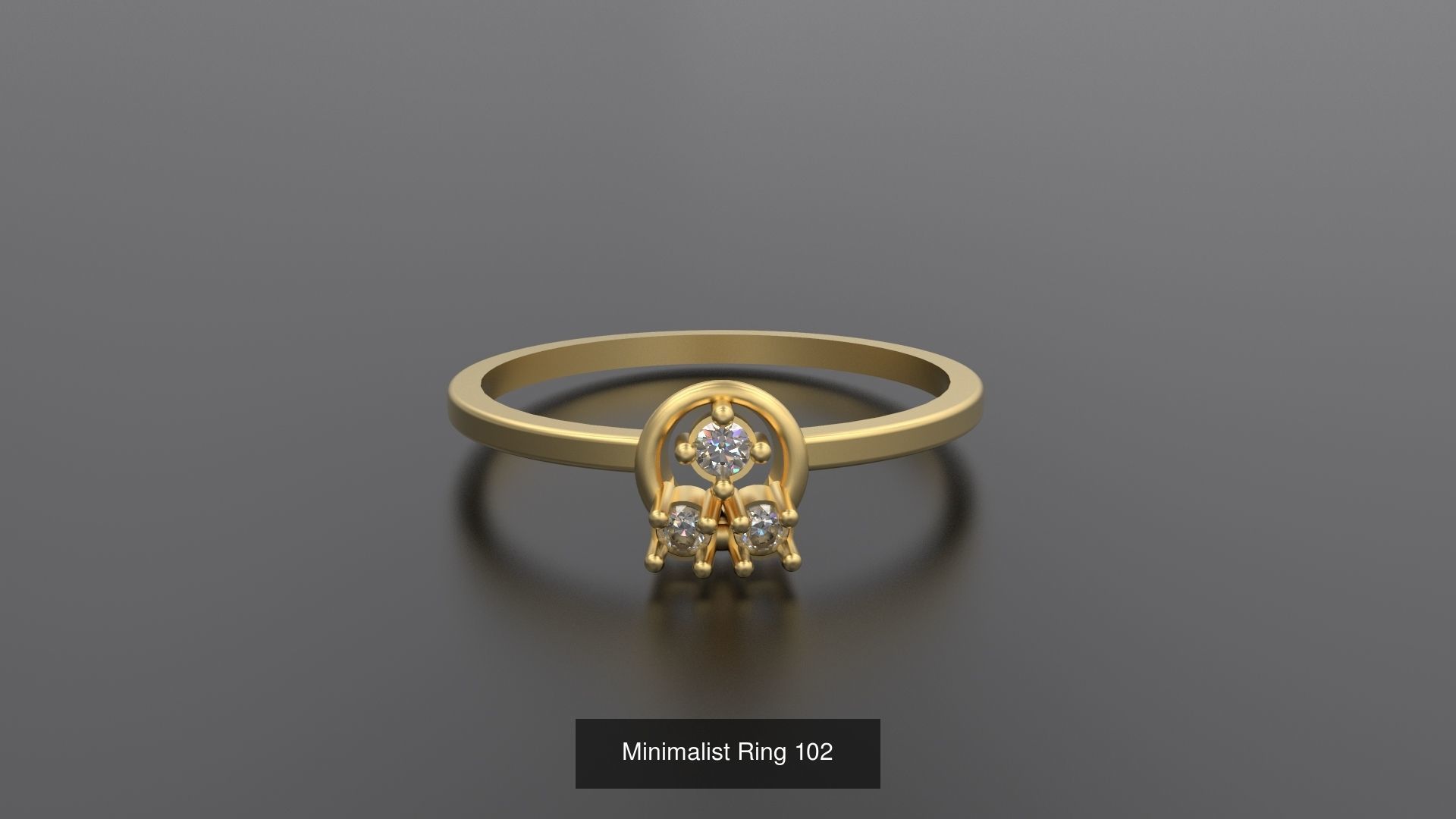 Light rings weighing 1 to 4 grams 1070 Rings 3D Model Collection_1626