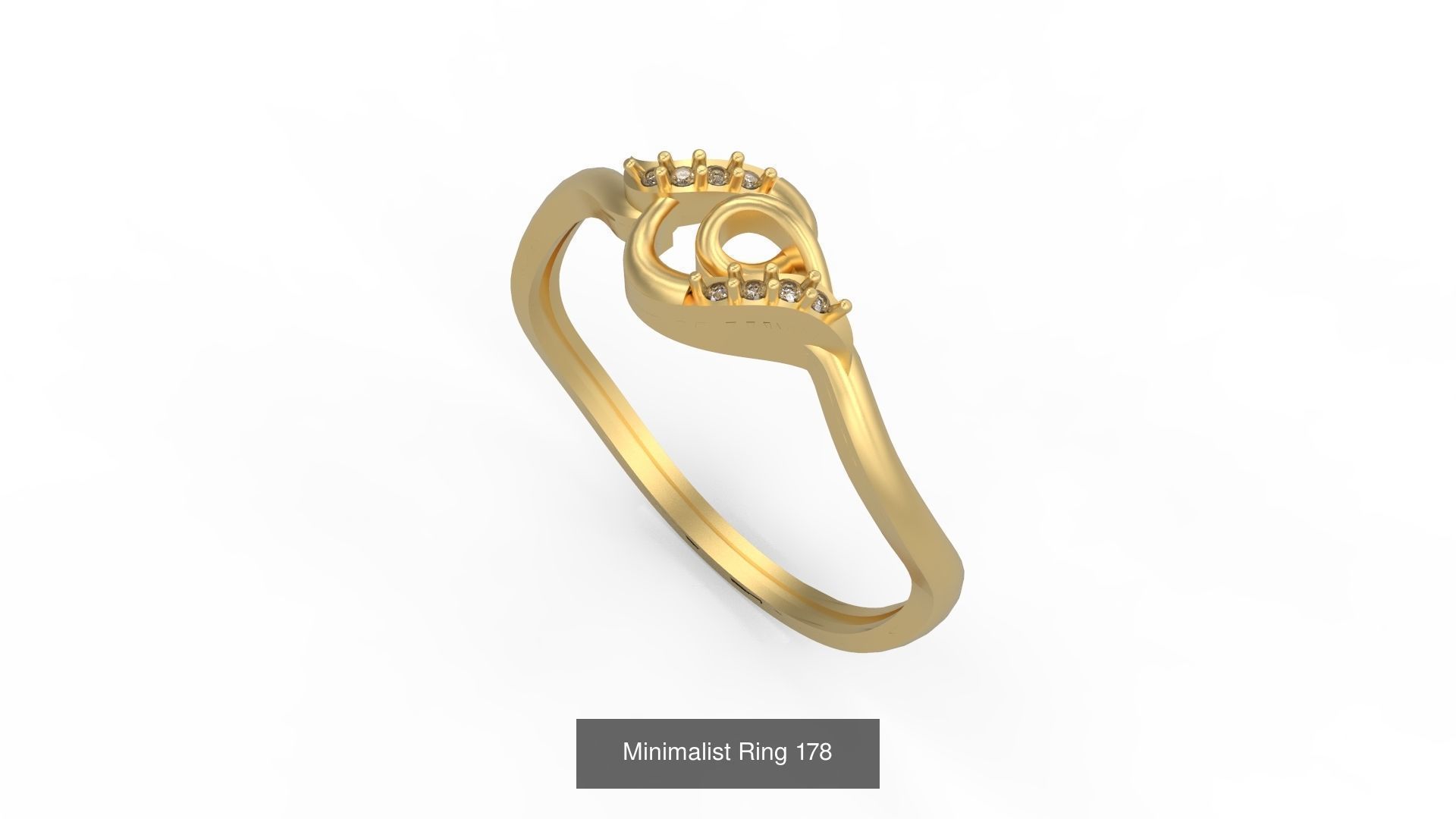 Light rings weighing 1 to 4 grams 1070 Rings 3D Model Collection_1702