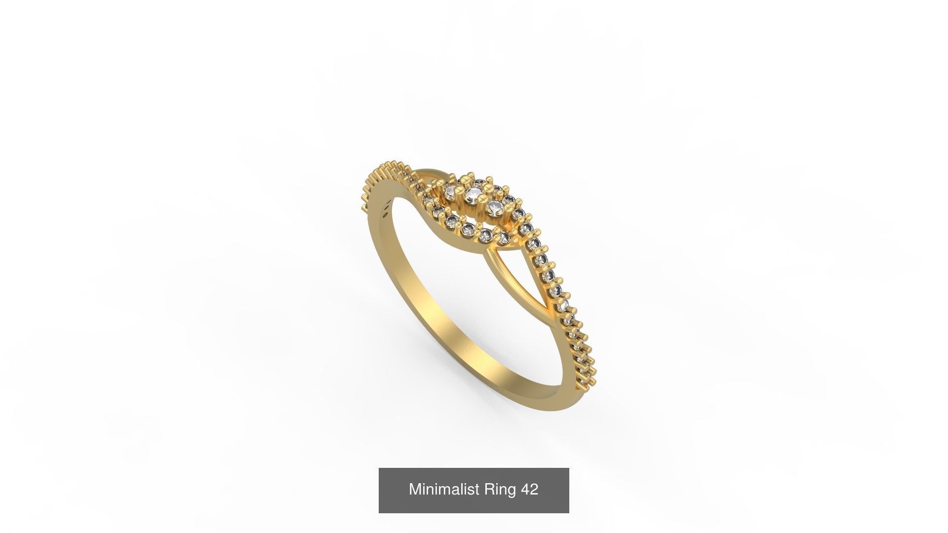 Light rings weighing 1 to 4 grams 1070 Rings 3D Model Collection_1596