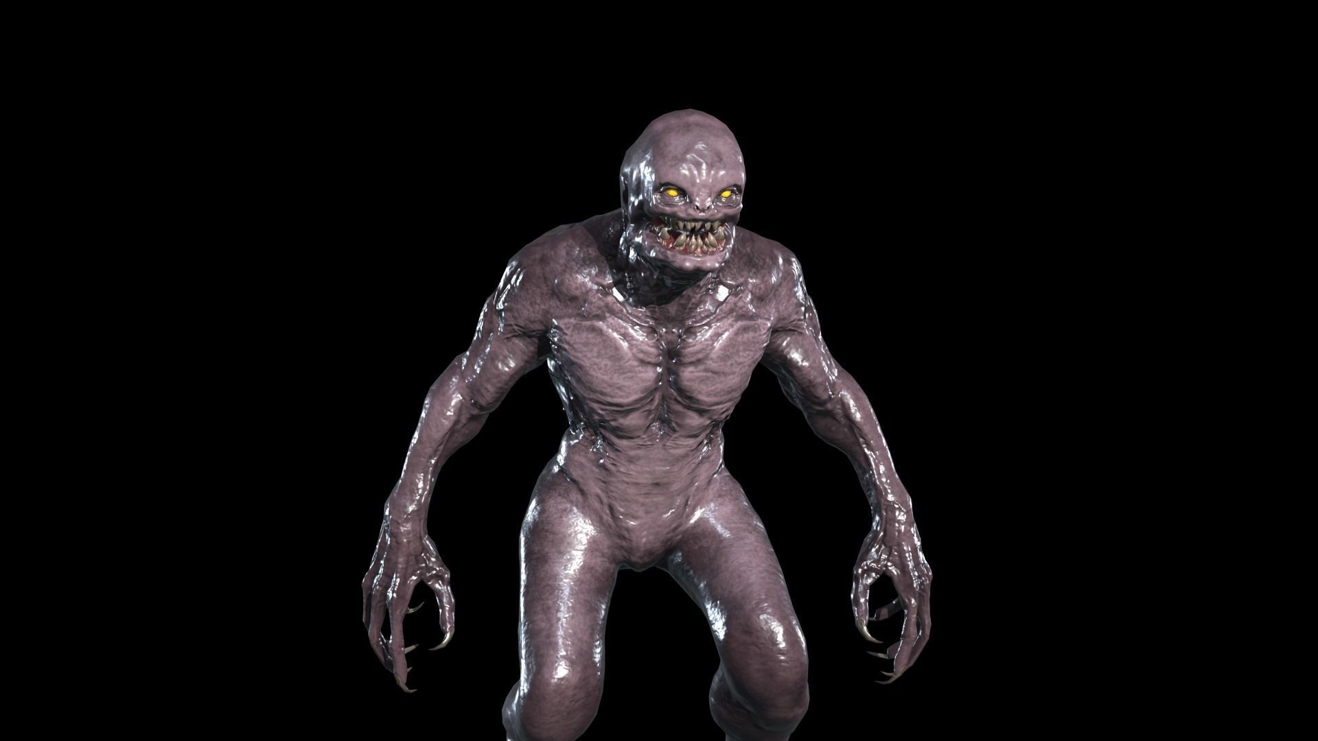 Necro Monster 3 Low-poly 3D model_13