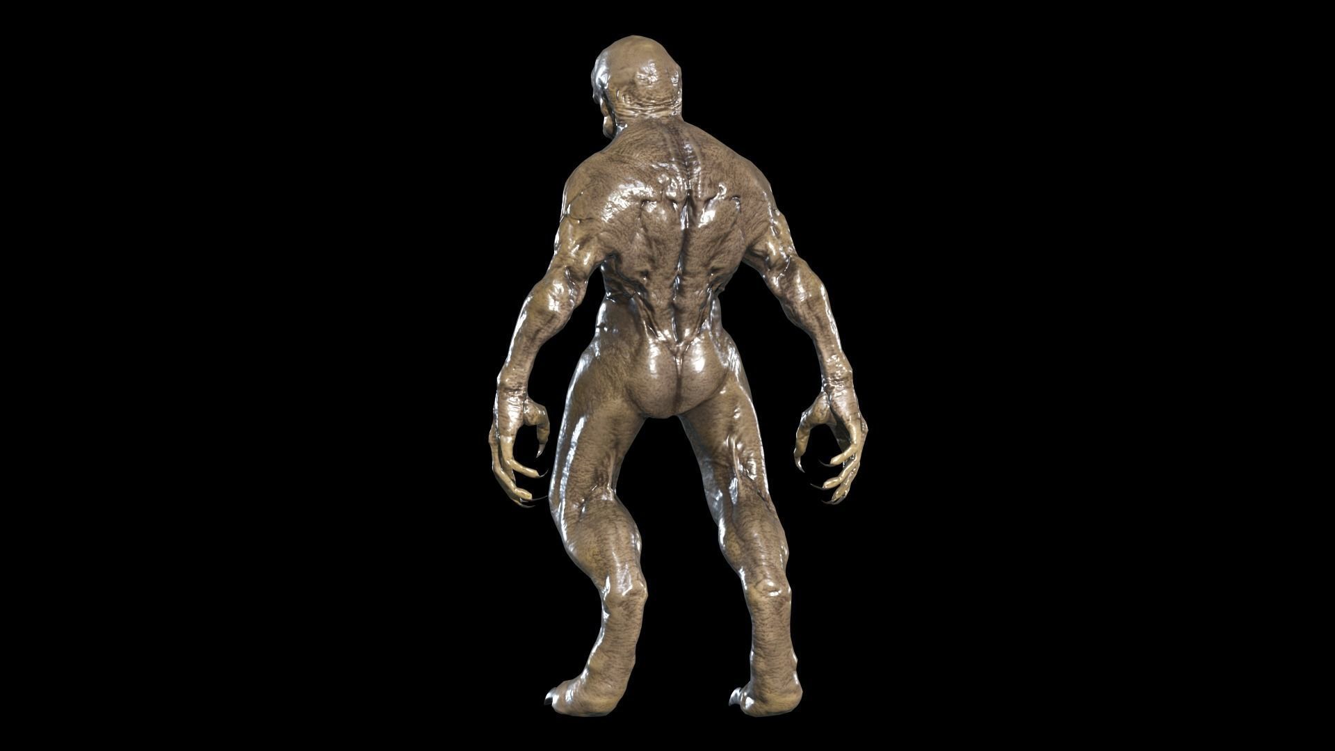 Necro Monster 3 Low-poly 3D model_8