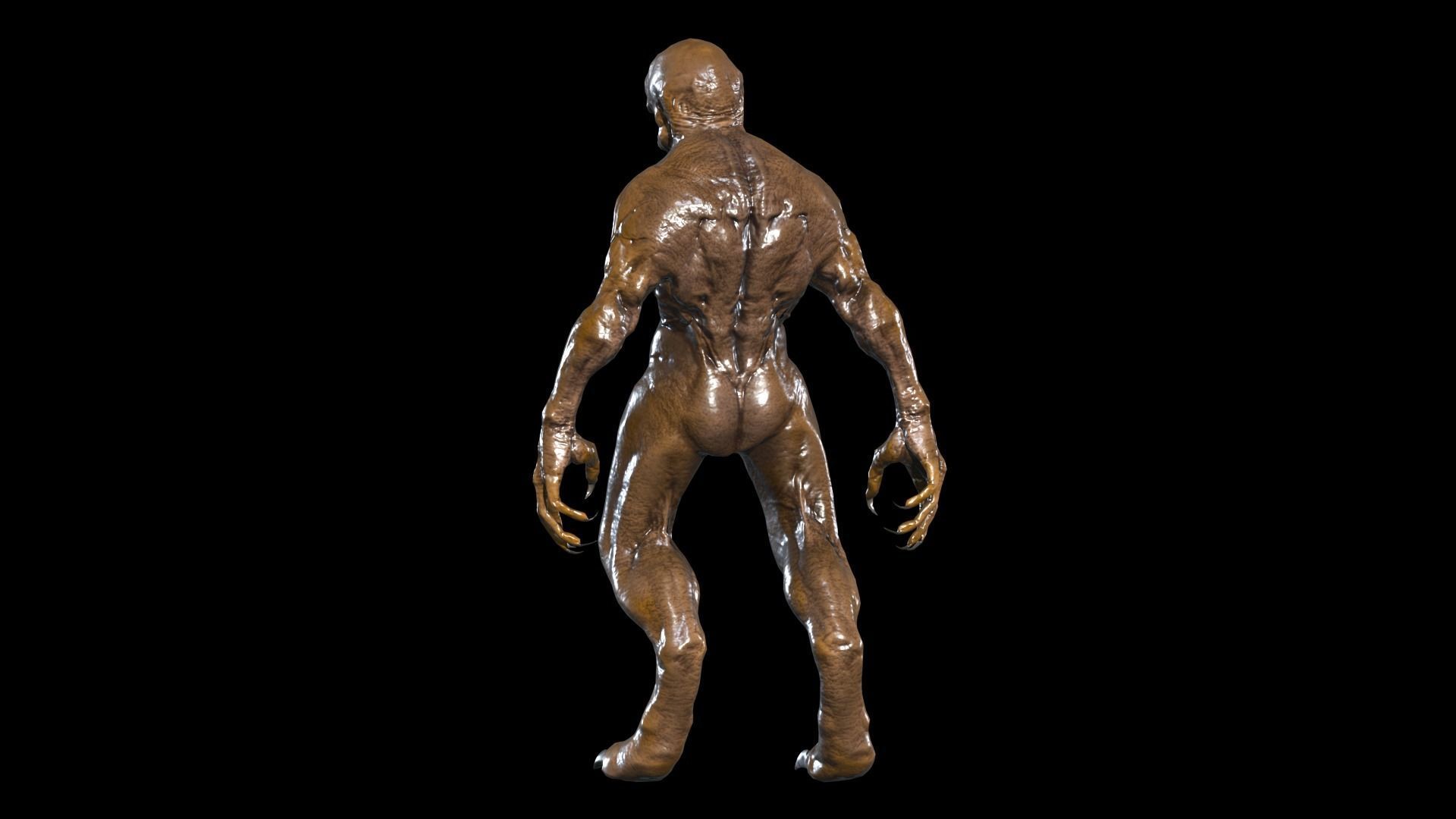 Necro Monster 3 Low-poly 3D model_17