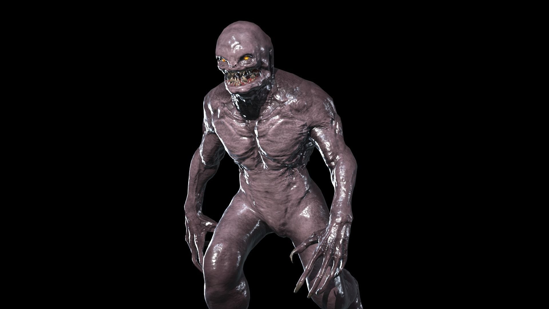 Necro Monster 3 Low-poly 3D model_16