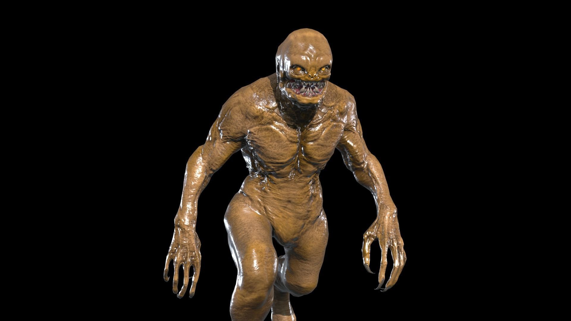 Necro Monster 3 Low-poly 3D model_14