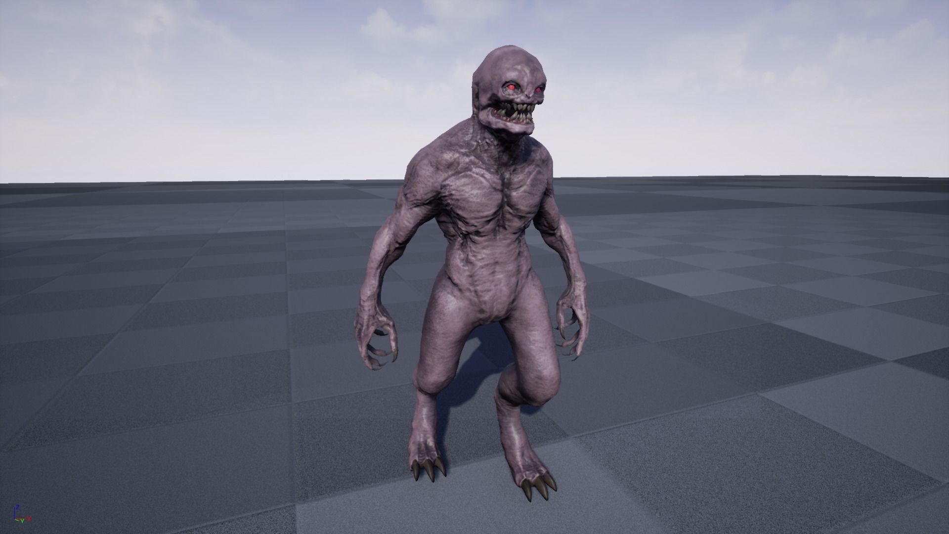 Necro Monster 3 Low-poly 3D model_21