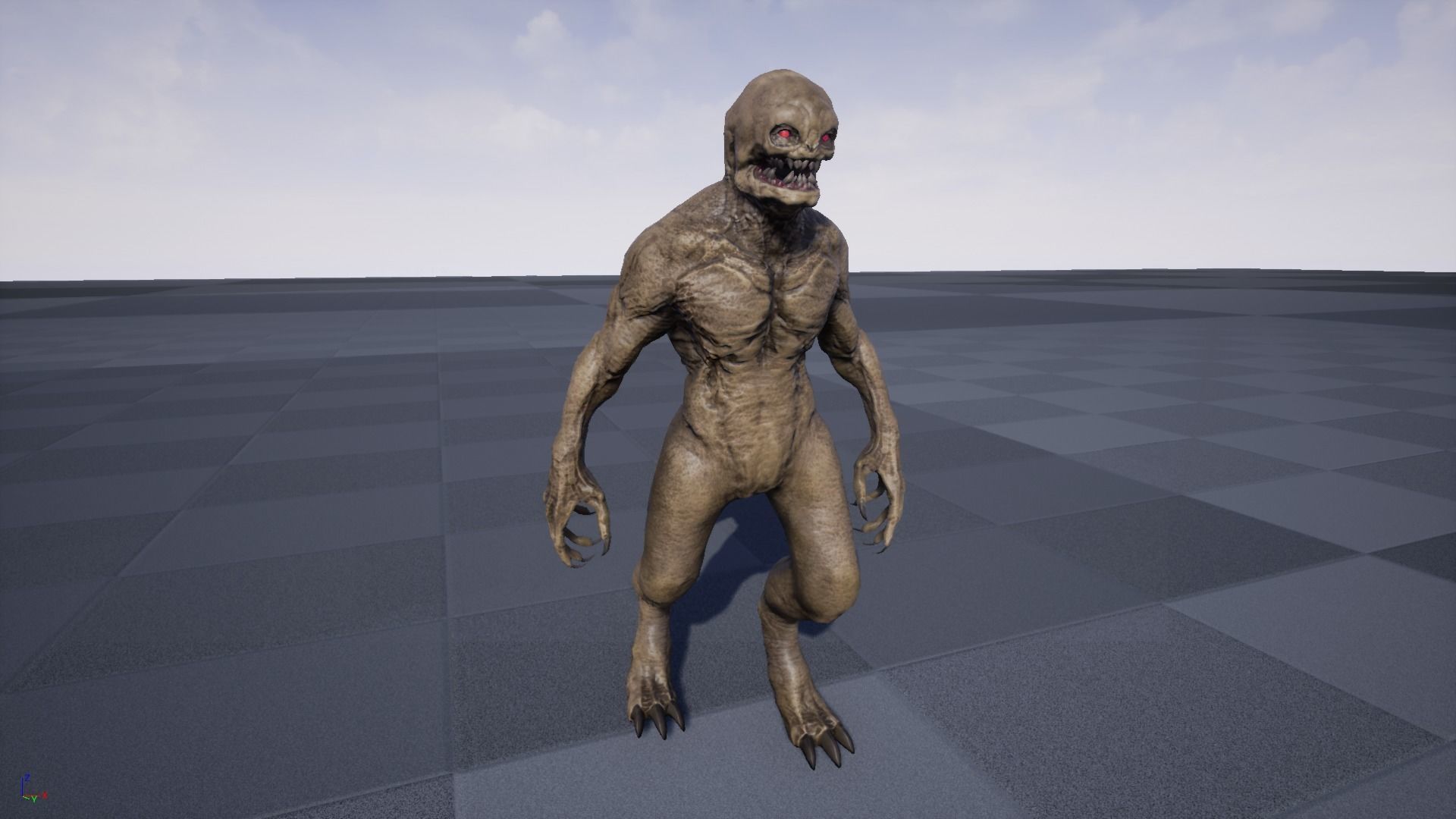 Necro Monster 3 Low-poly 3D model_22