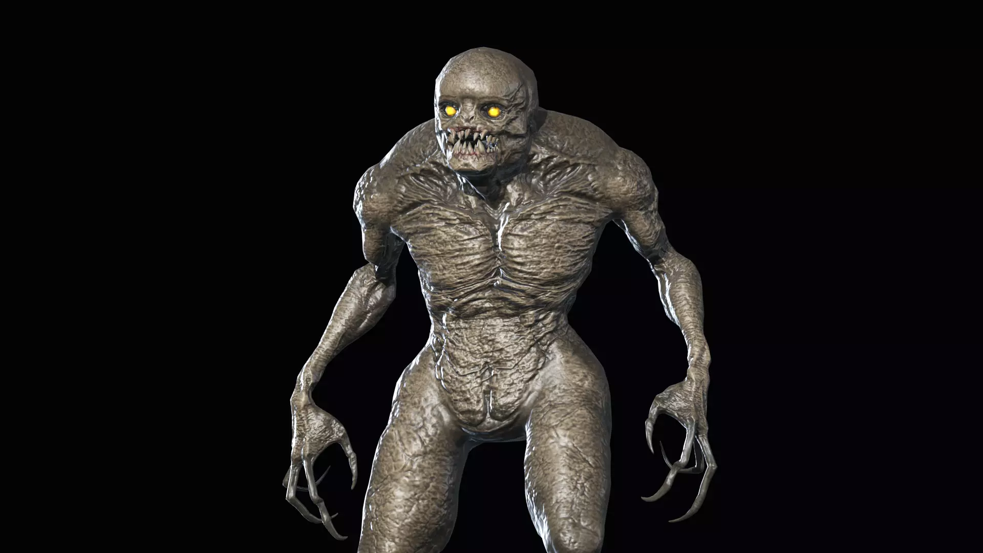 Necroundead Low-poly 3D model_0