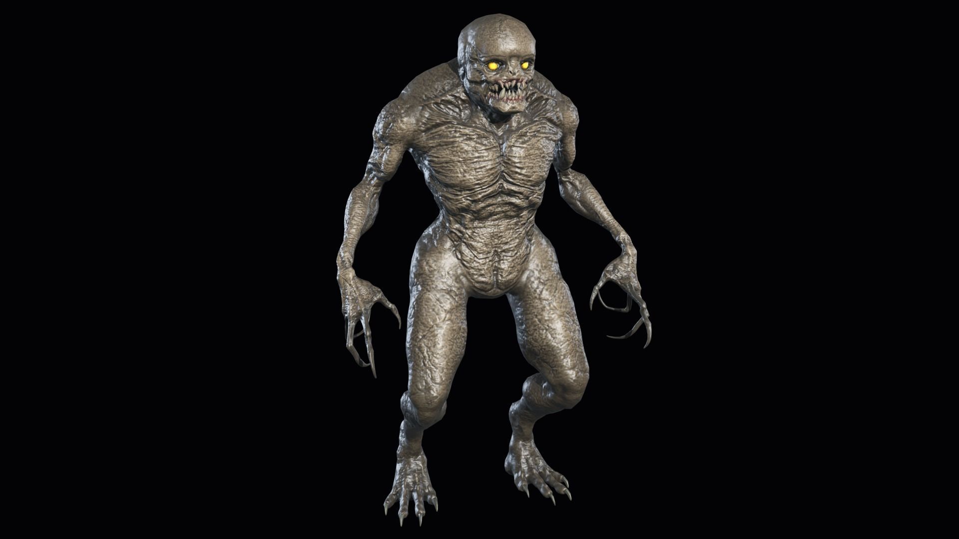 Necroundead Low-poly 3D model_5