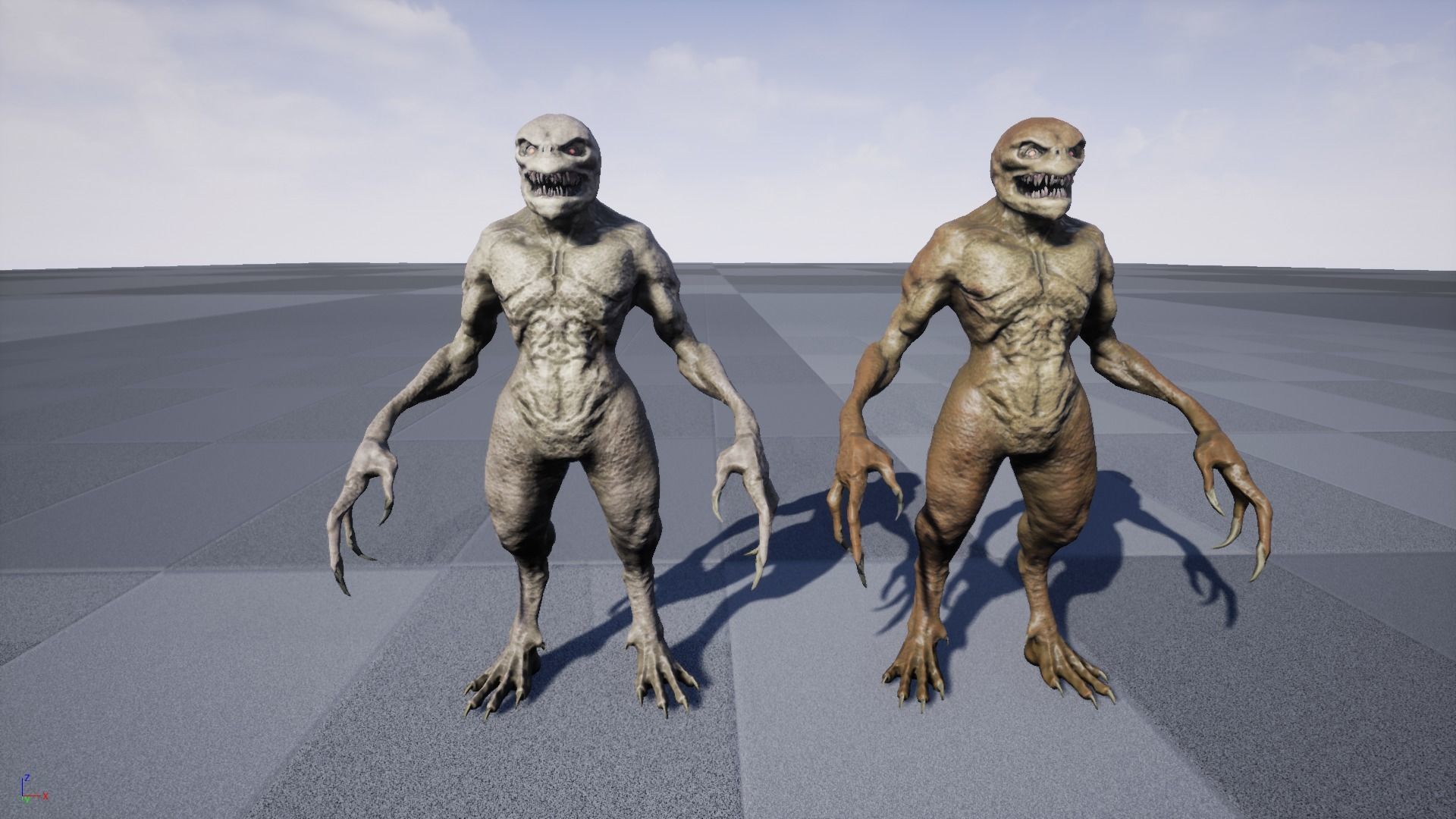 Necroundead 4 Monster Low-poly 3D model_18