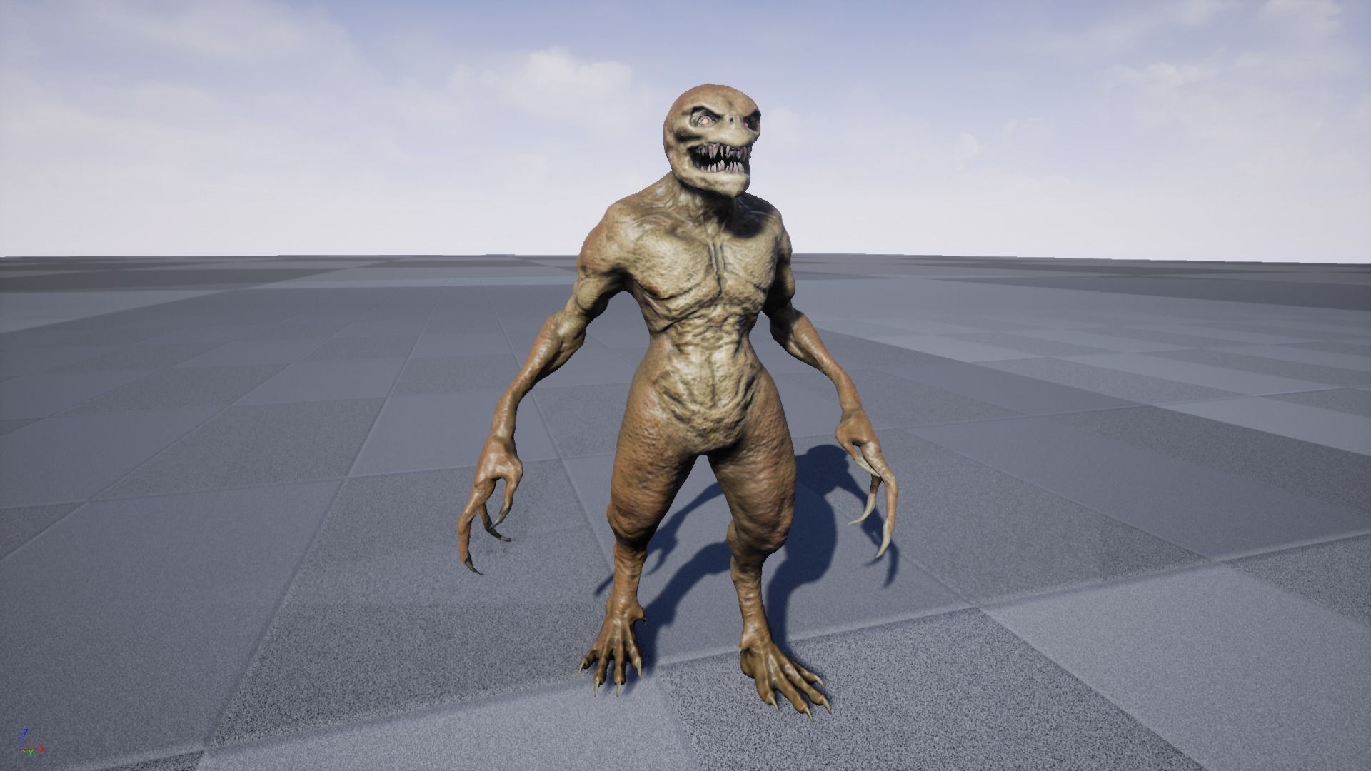 Necroundead 4 Monster Low-poly 3D model_20