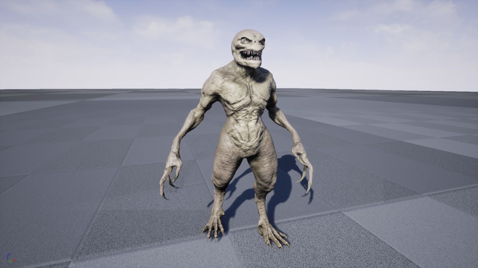 Necroundead 4 Monster Low-poly 3D model_19