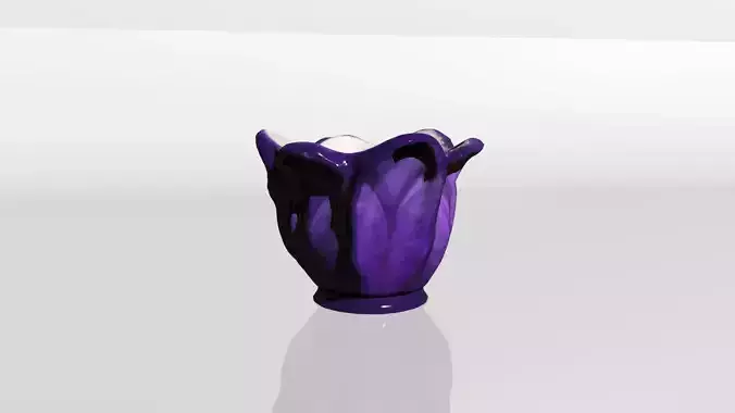 Iris Flower Teacup