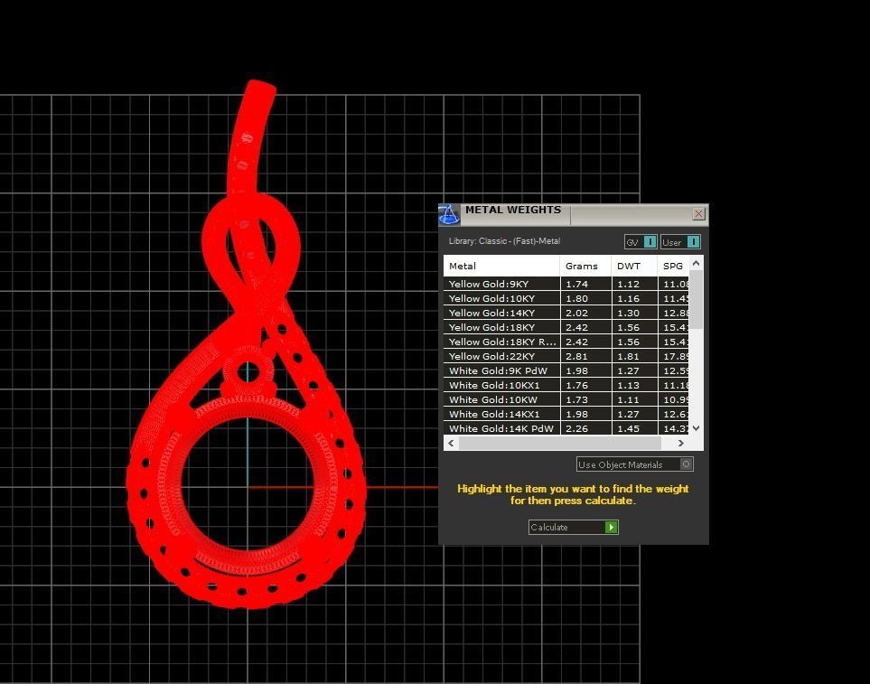 Pendant 285 3D print model_7