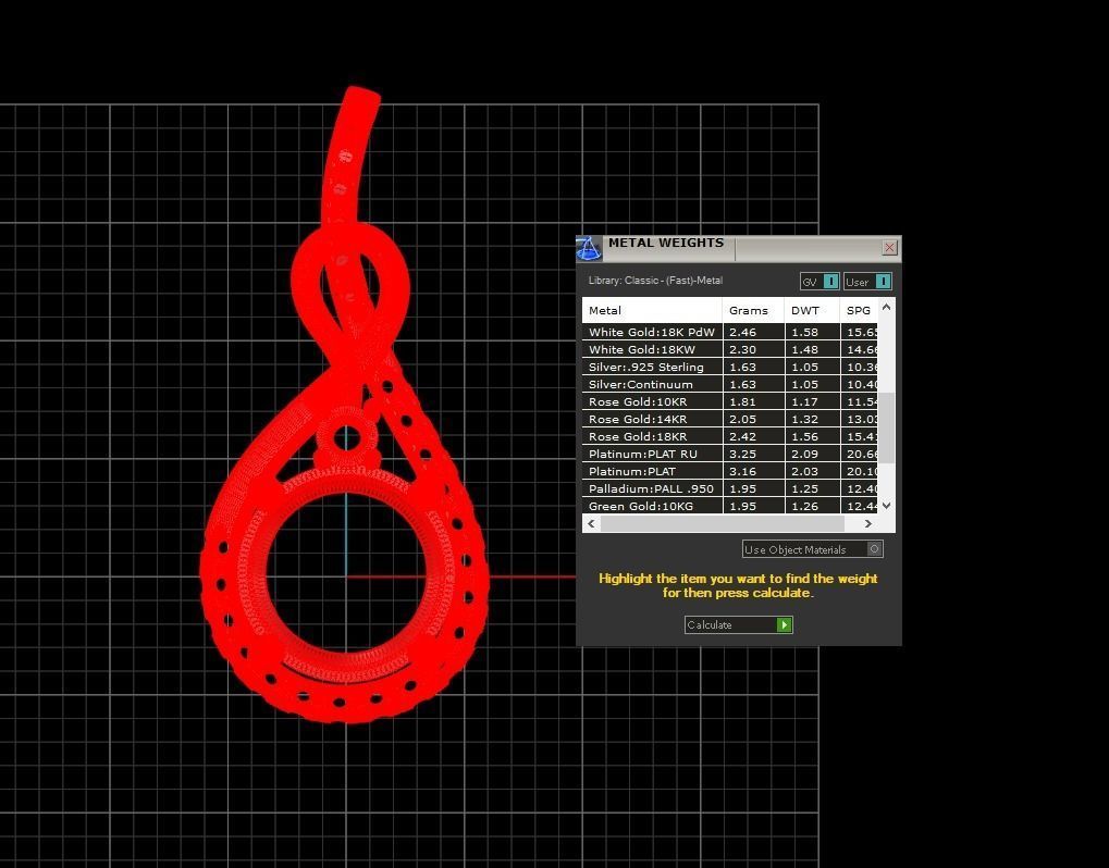 Pendant 285 3D print model_8