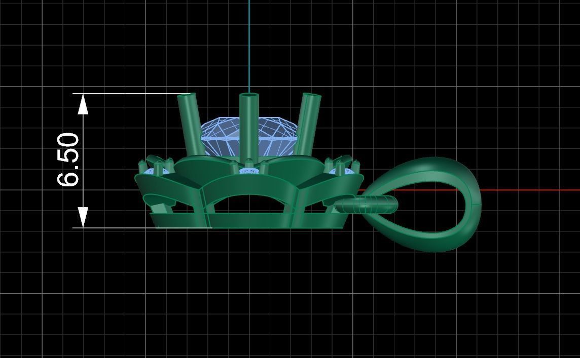 Pendant 284 3D print model_6