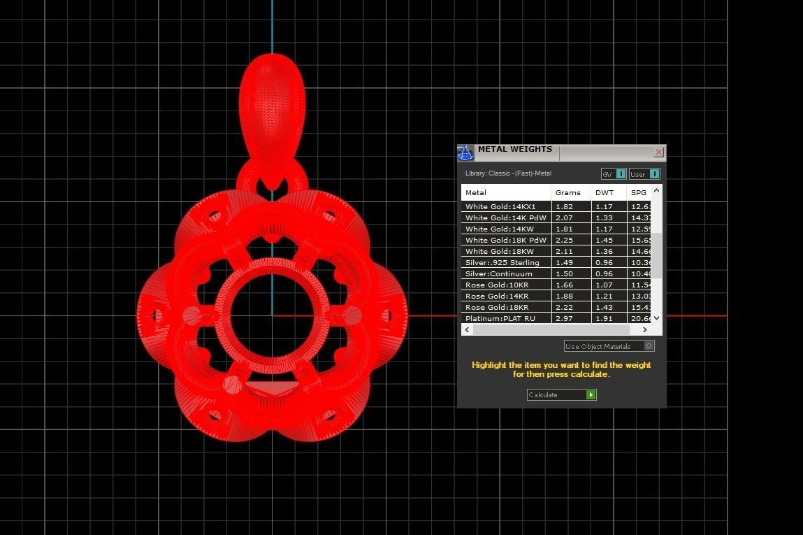 Pendant 284 3D print model_8
